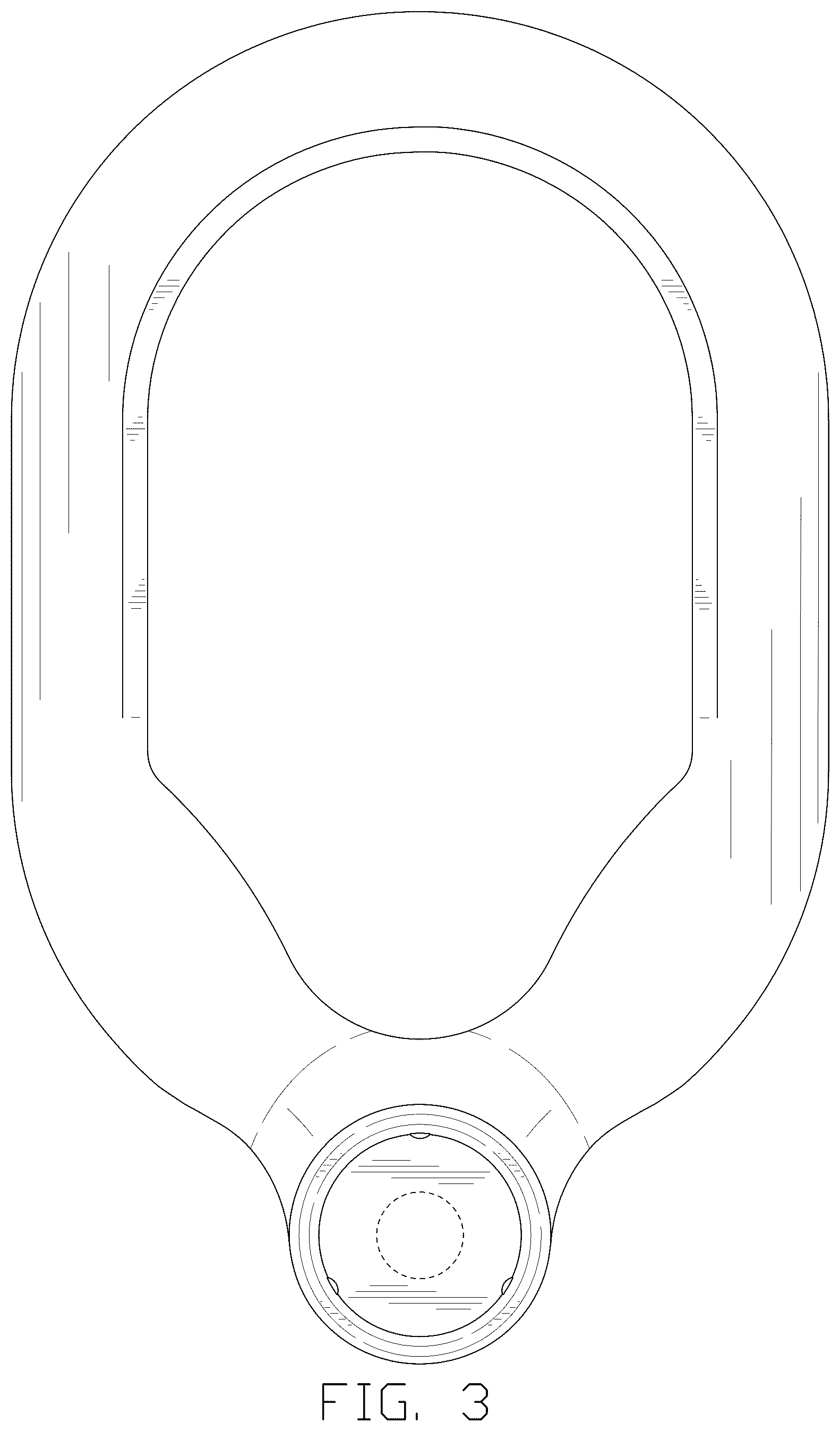 Patent USD1076253 Figure 3 – Bird feeder port