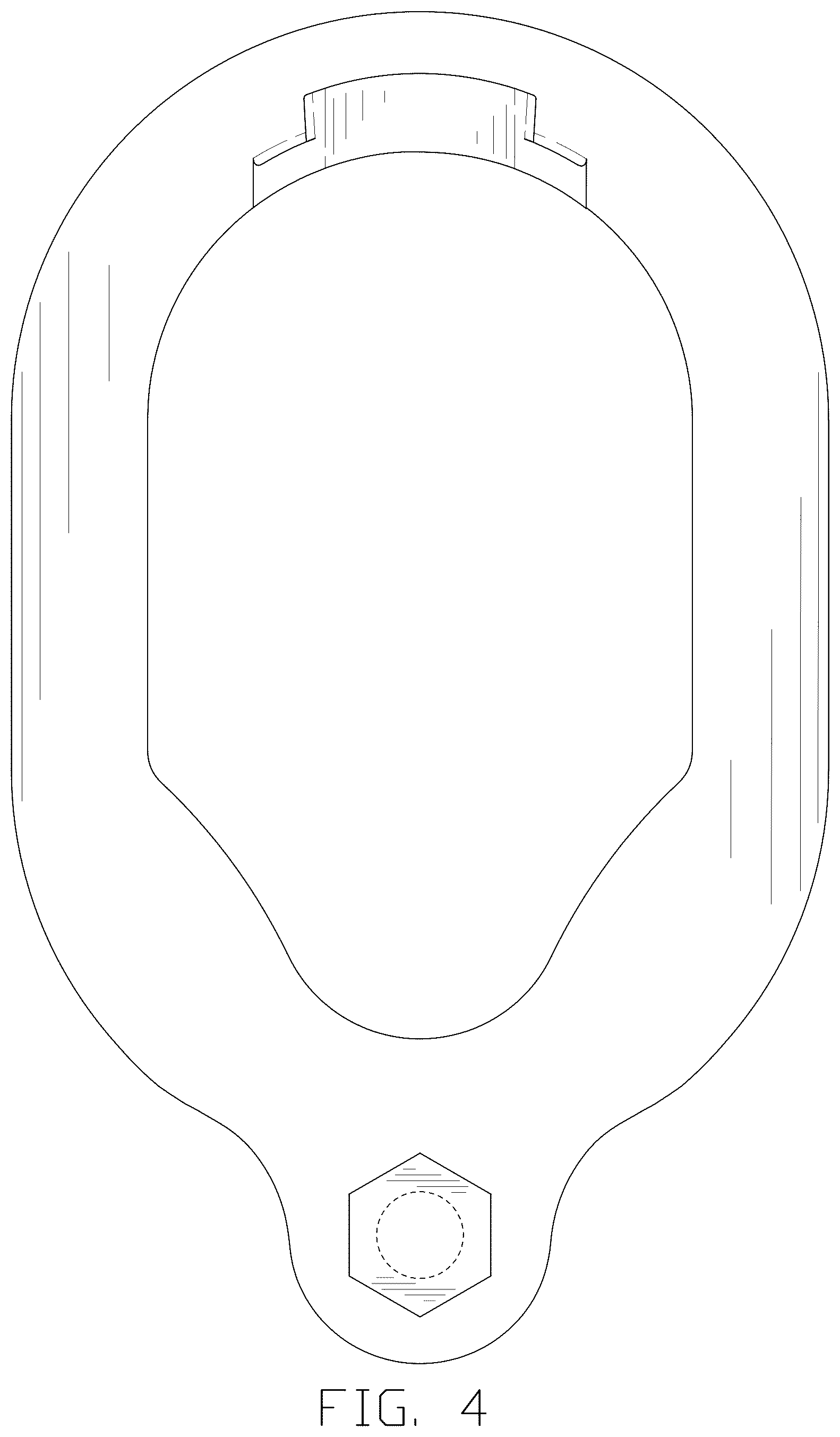 Patent USD1076253 Figure 4 – Bird feeder port