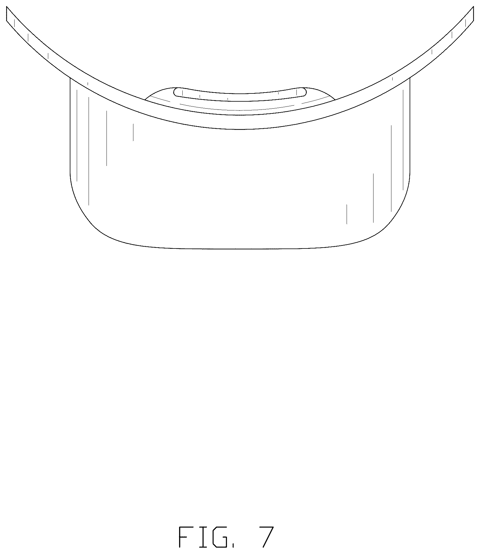Patent USD1076253 Figure 7 – Bird feeder port