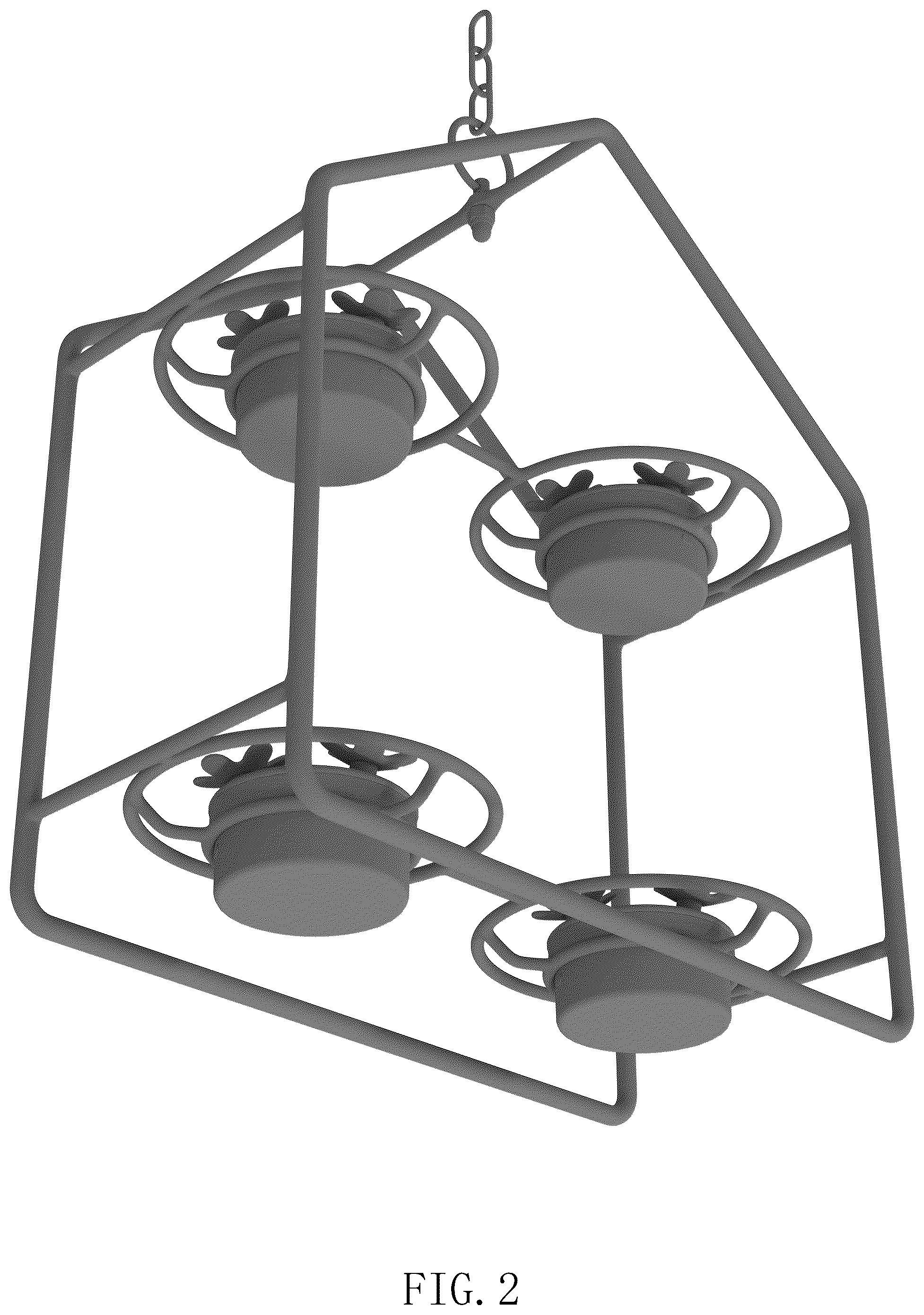 Patent USD1076254 Figure 2 – Humming bird feeder