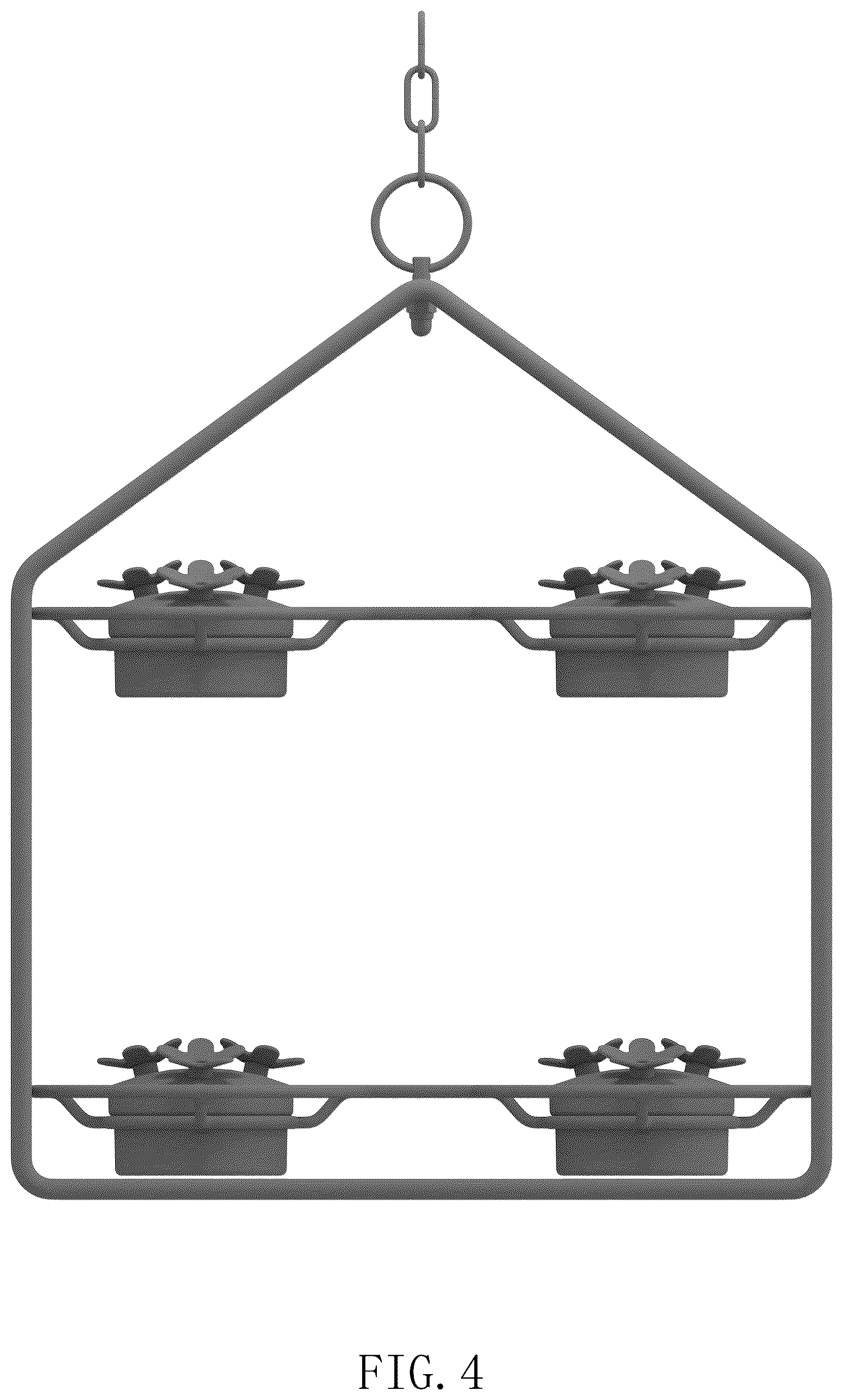 Patent USD1076254 Figure 4 – Humming bird feeder