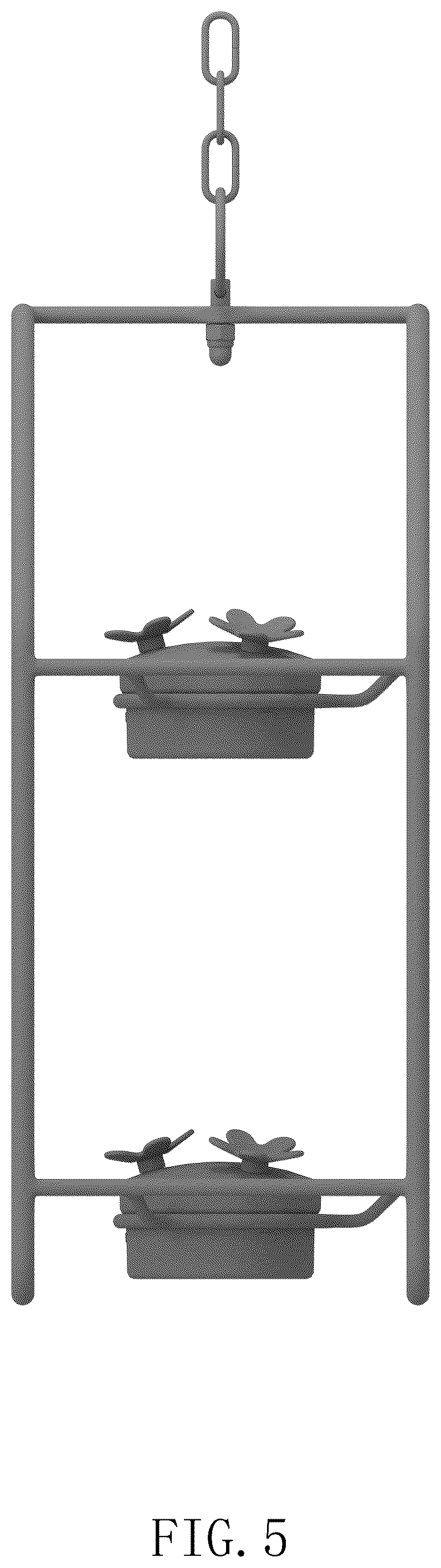 Patent USD1076254 Figure 5 – Humming bird feeder