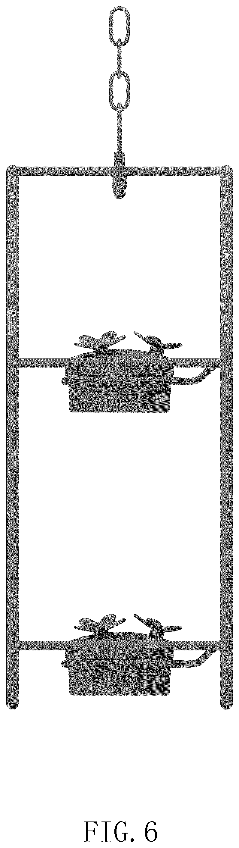 Patent USD1076254 Figure 6 – Humming bird feeder