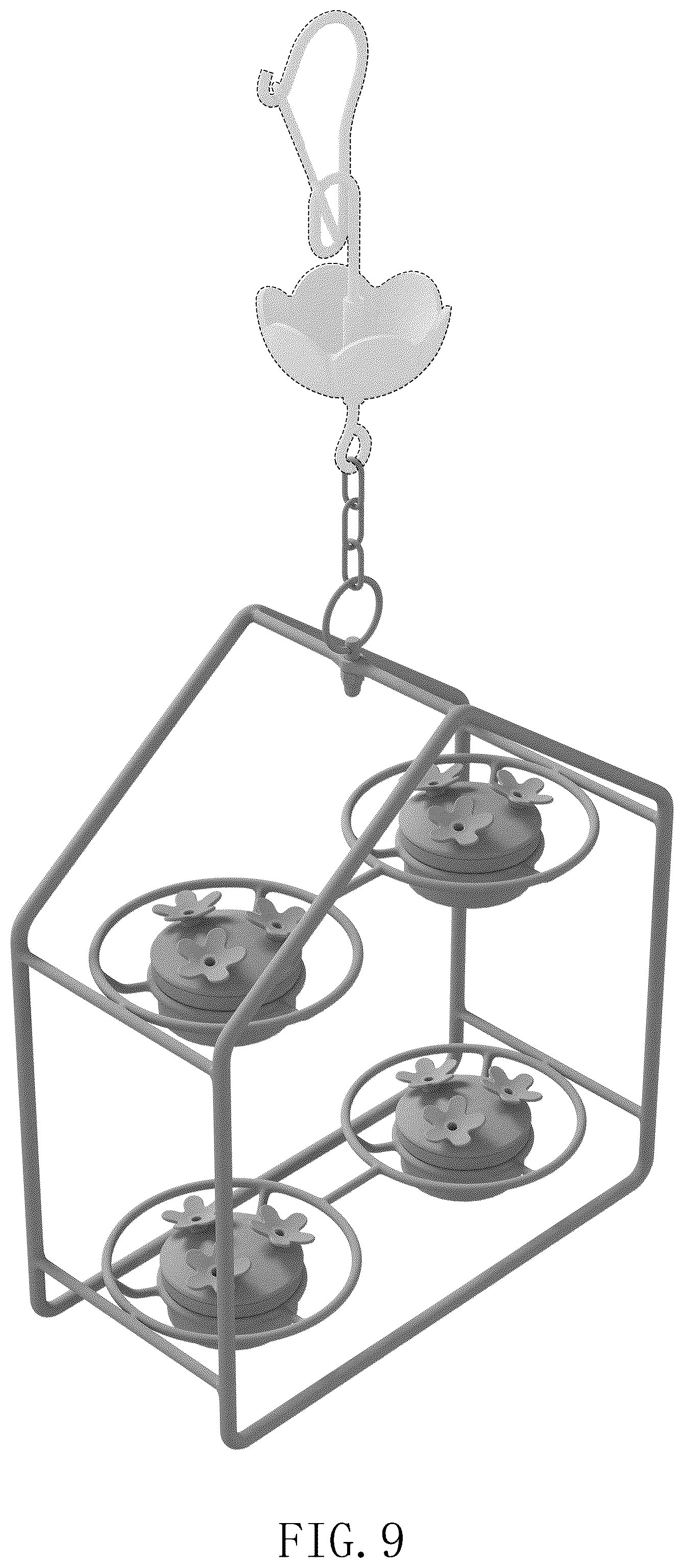 Patent USD1076254 Figure 9 – Humming bird feeder
