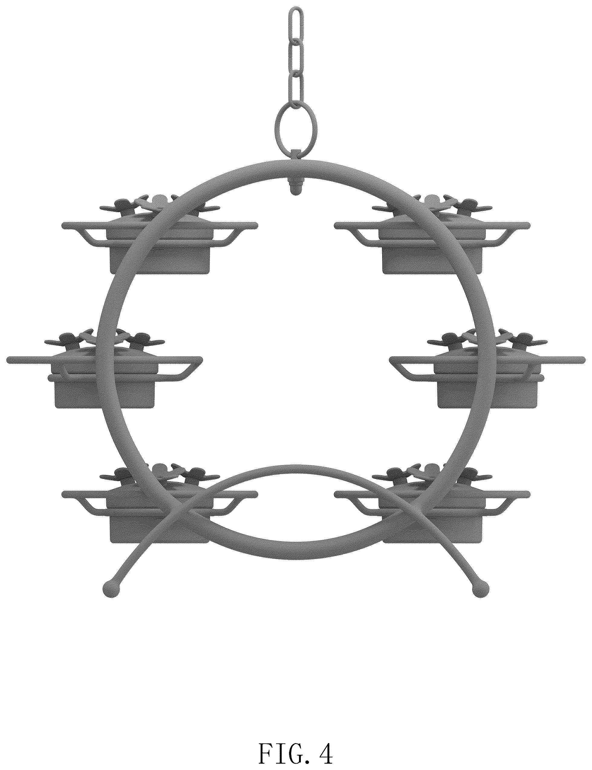 Patent USD1076255 Figure 4 – Humming bird feeder