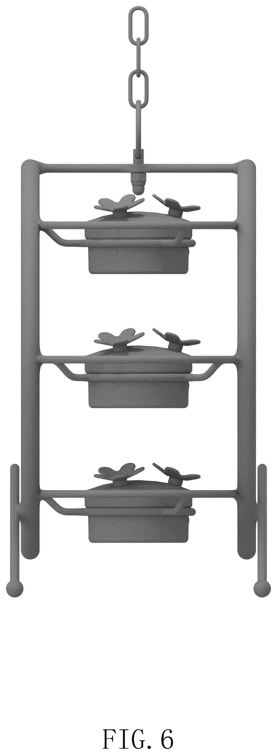 Patent USD1076255 Figure 6 – Humming bird feeder