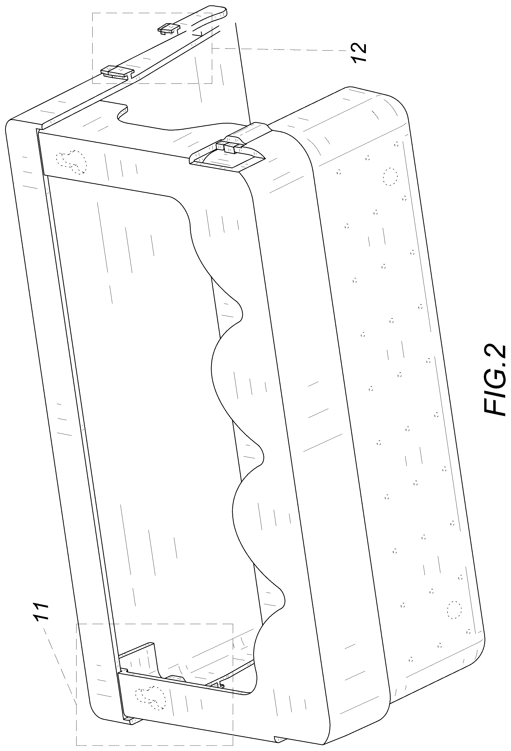 Patent USD1076256 Figure 2 – Bird feeder