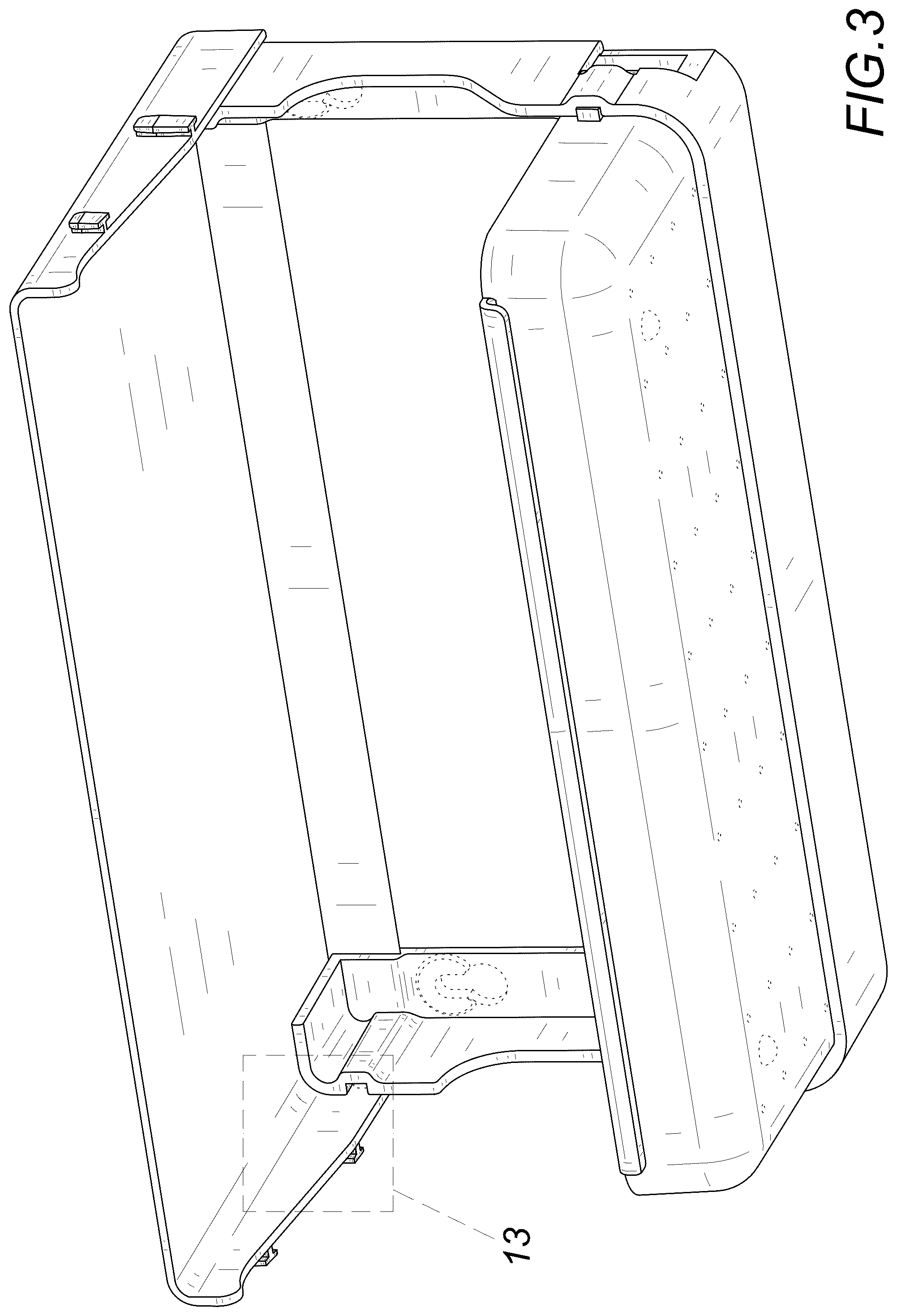 Patent USD1076256 Figure 3 – Bird feeder