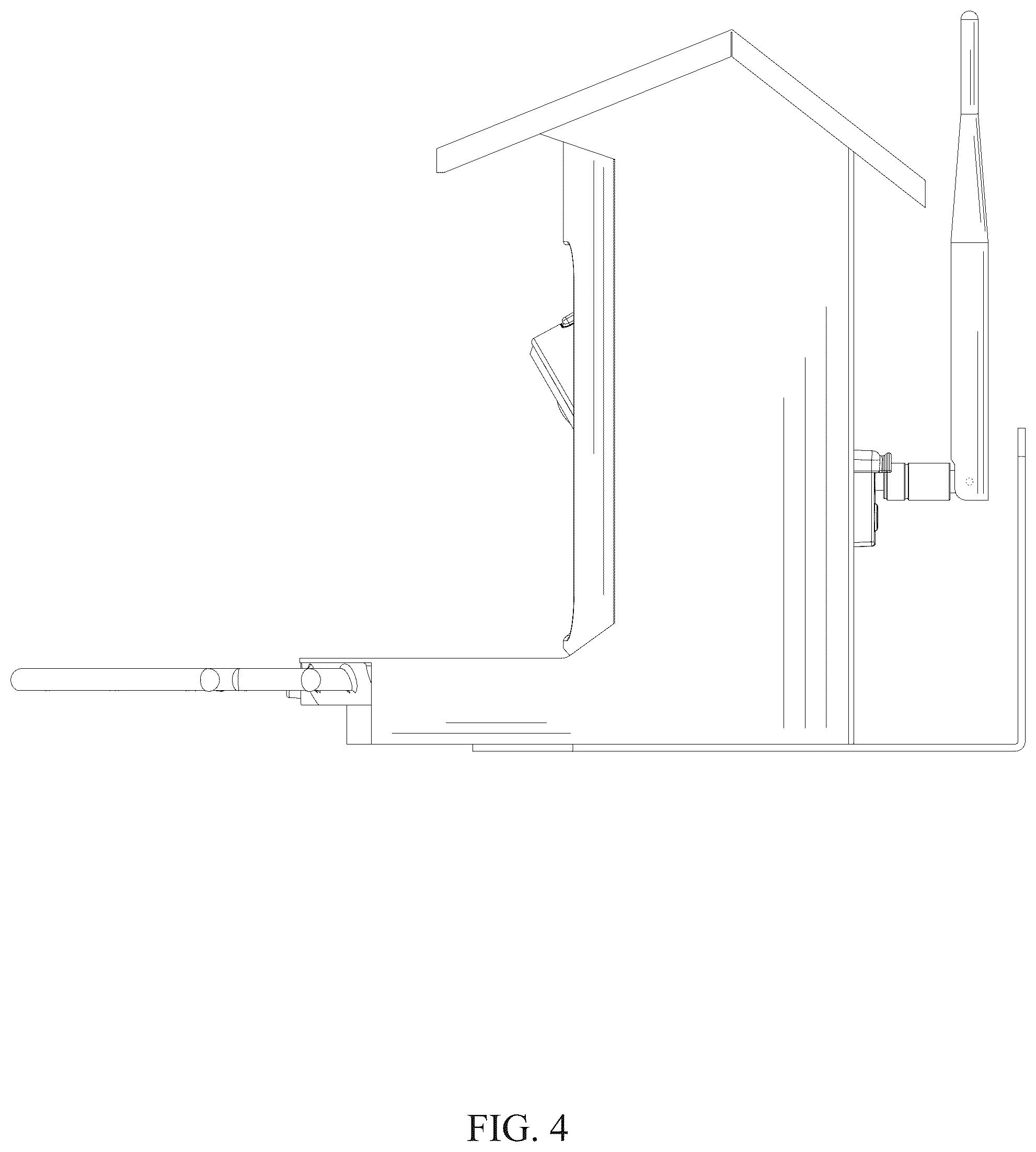 Patent USD1076257 Figure 4 – Bird feeder with camera