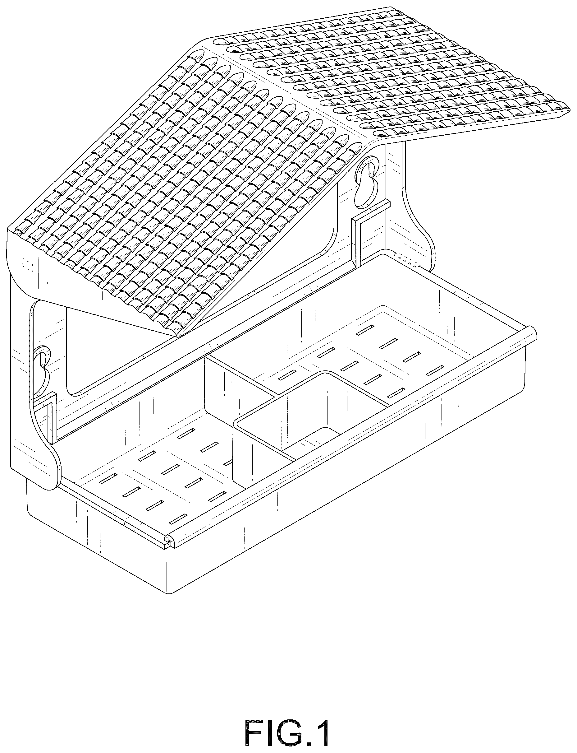Patent USD1076258 — Bird feeder — Figure 1