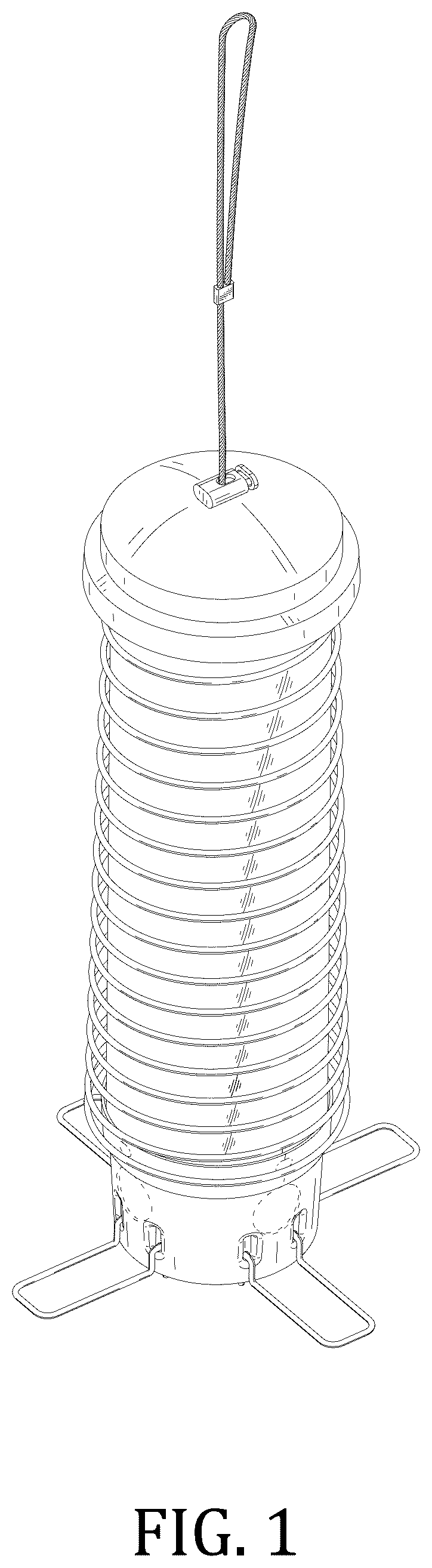 Patent USD1076259 Figure 1 – Bird feeder