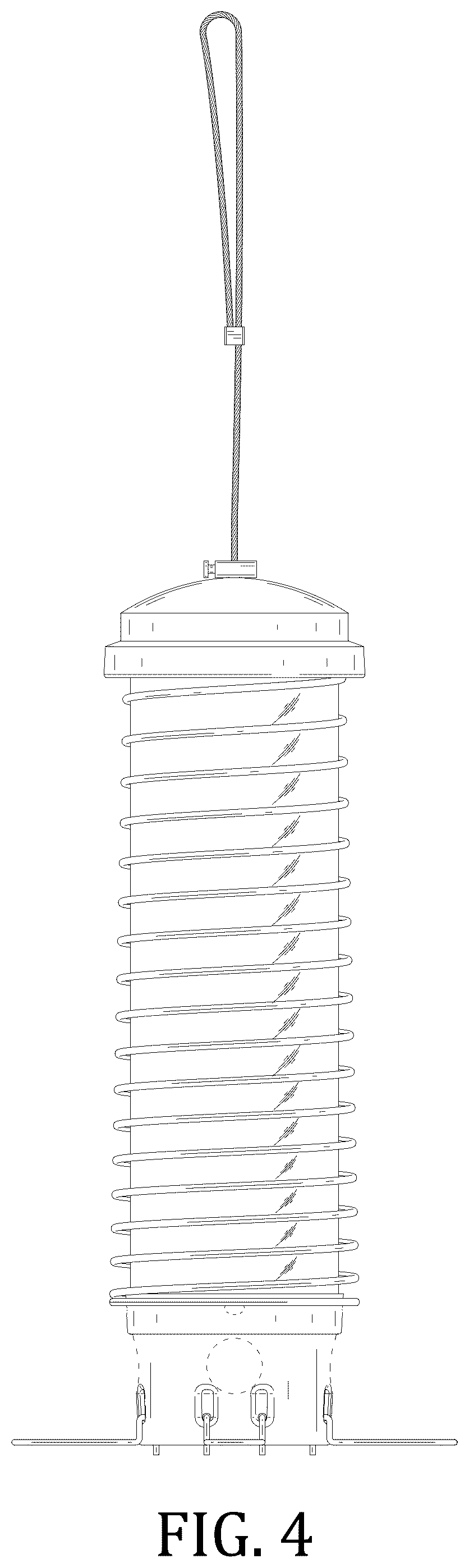 Patent USD1076259 Figure 4 – Bird feeder