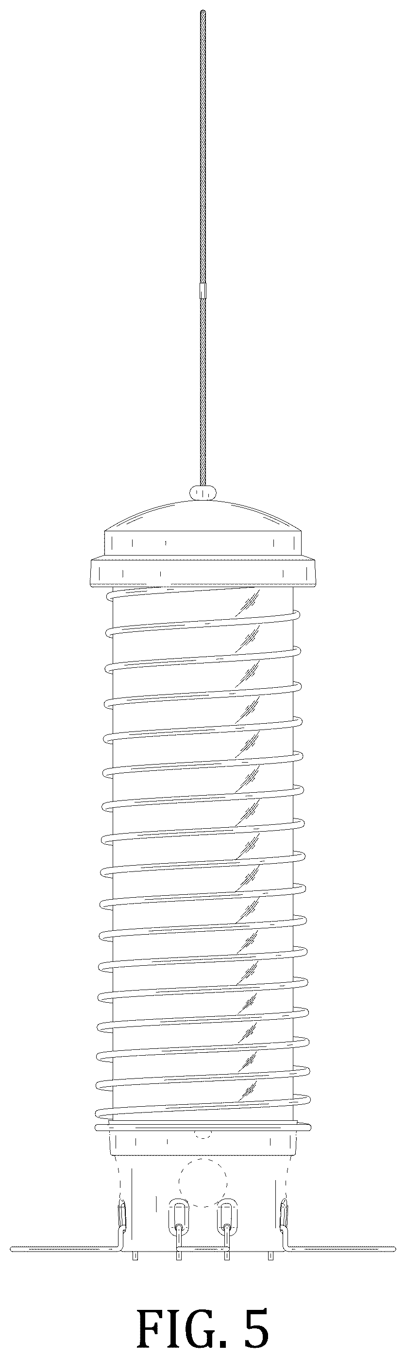 Patent USD1076259 Figure 5 – Bird feeder
