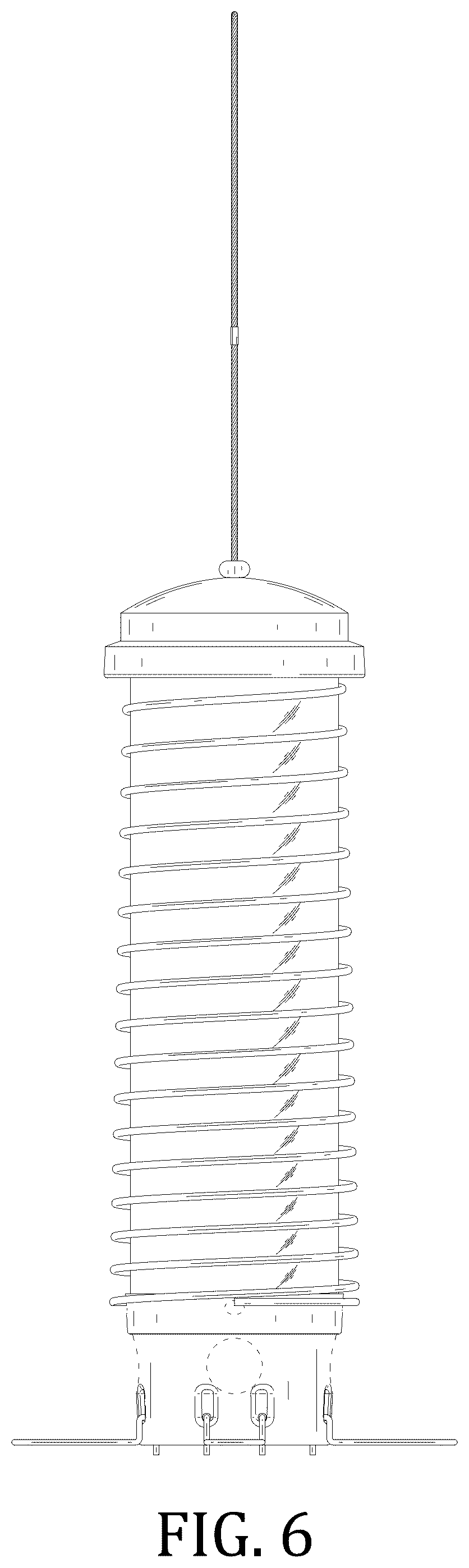 Patent USD1076259 Figure 6 – Bird feeder