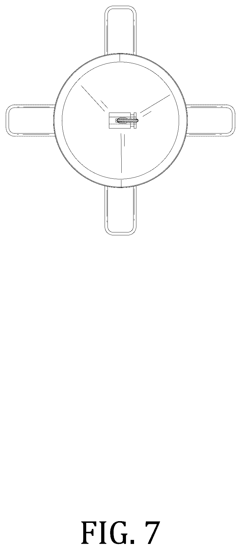 Patent USD1076259 Figure 7 – Bird feeder