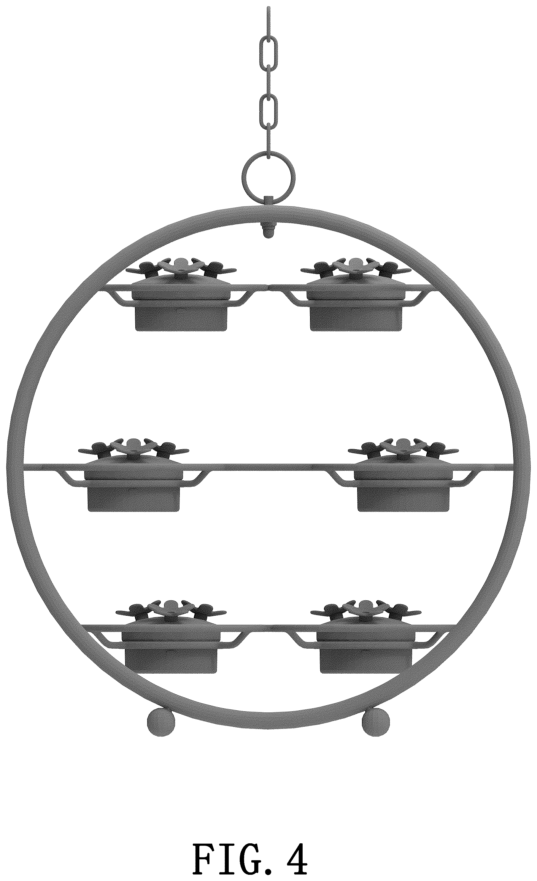 Patent USD1076260 Figure 4 – Humming bird feeder