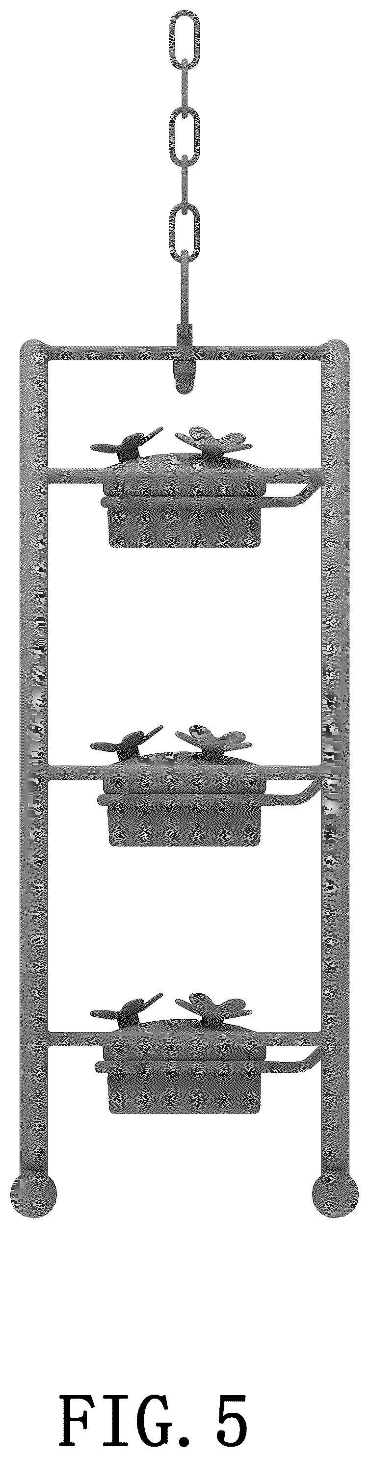 Patent USD1076260 Figure 5 – Humming bird feeder