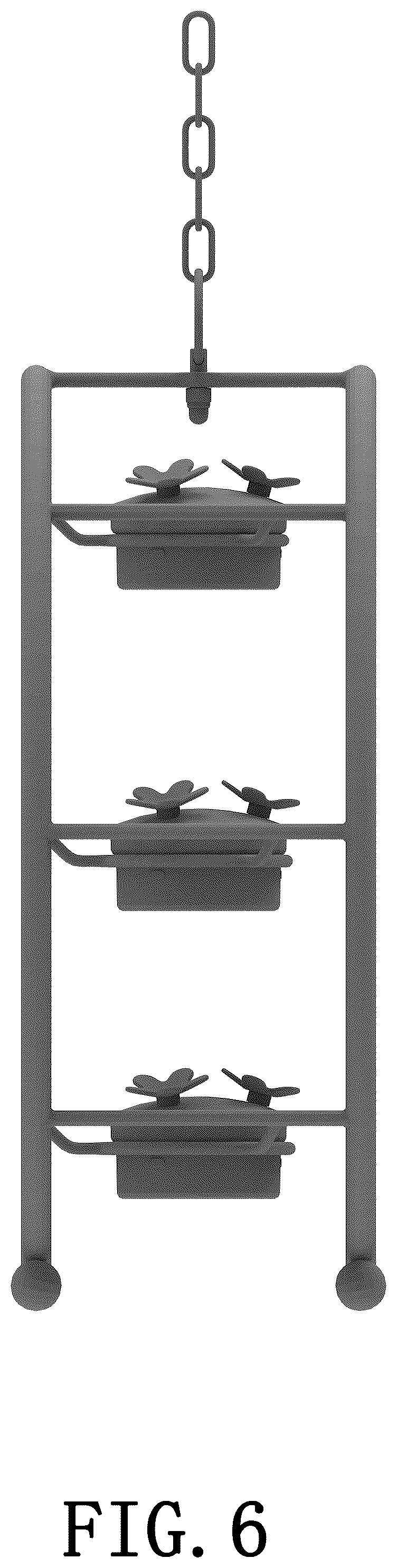 Patent USD1076260 Figure 6 – Humming bird feeder