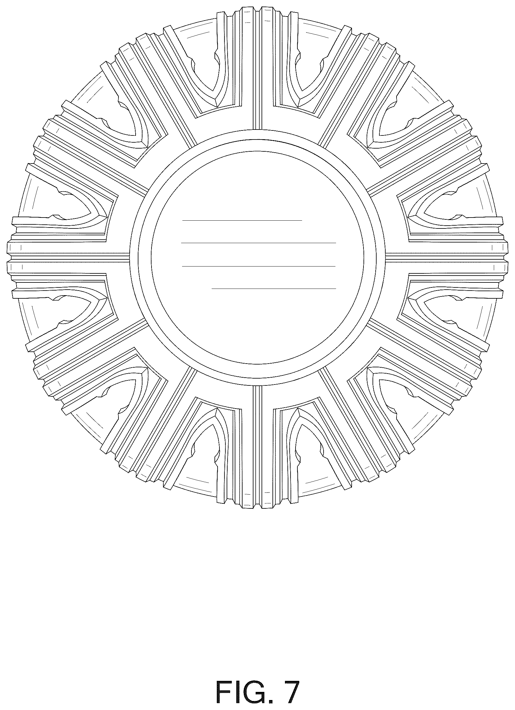 Patent USD1076261 Figure 7 – Hummingbird feeder