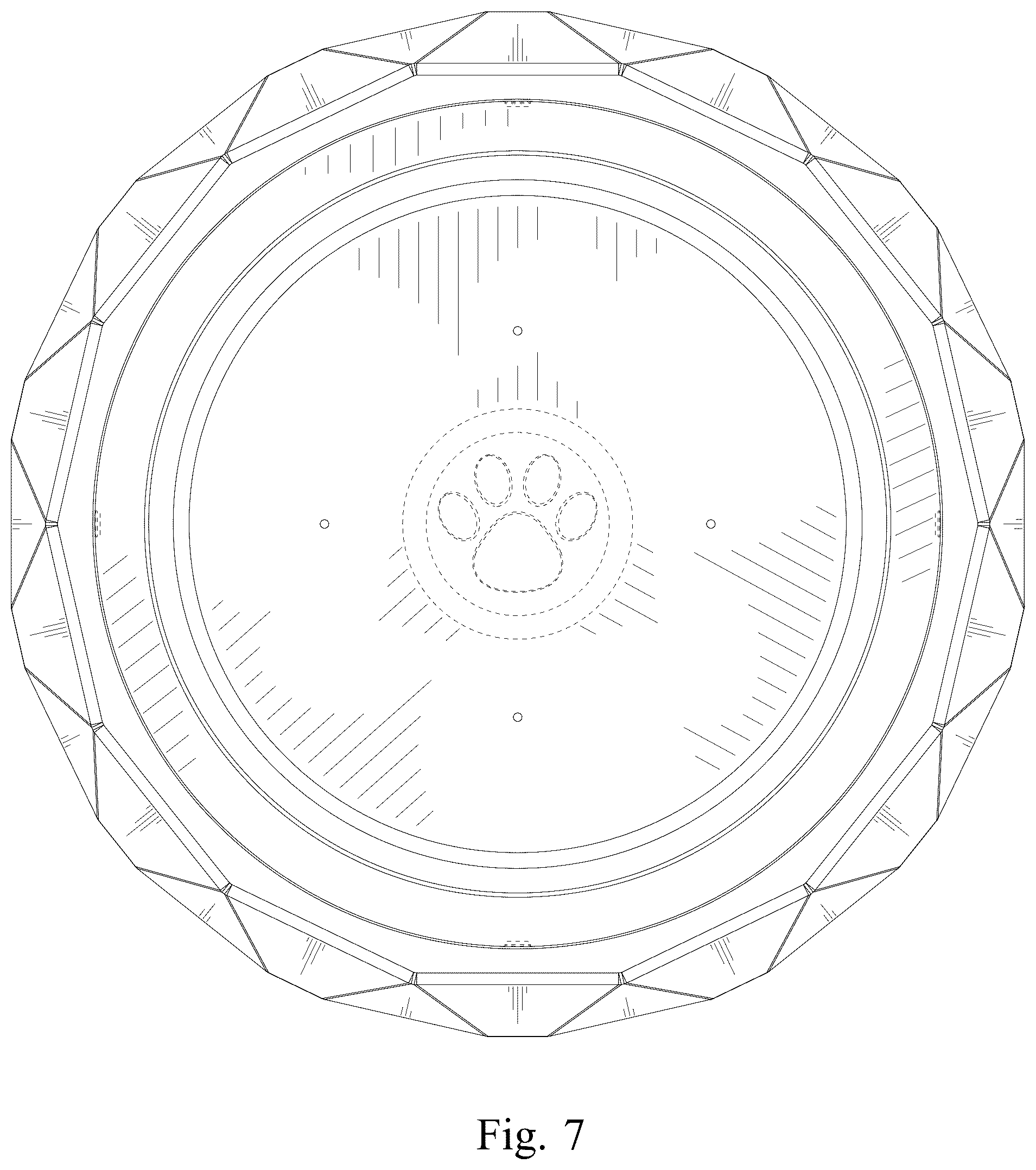 Patent USD1076262 Figure 7 – Pet bowl