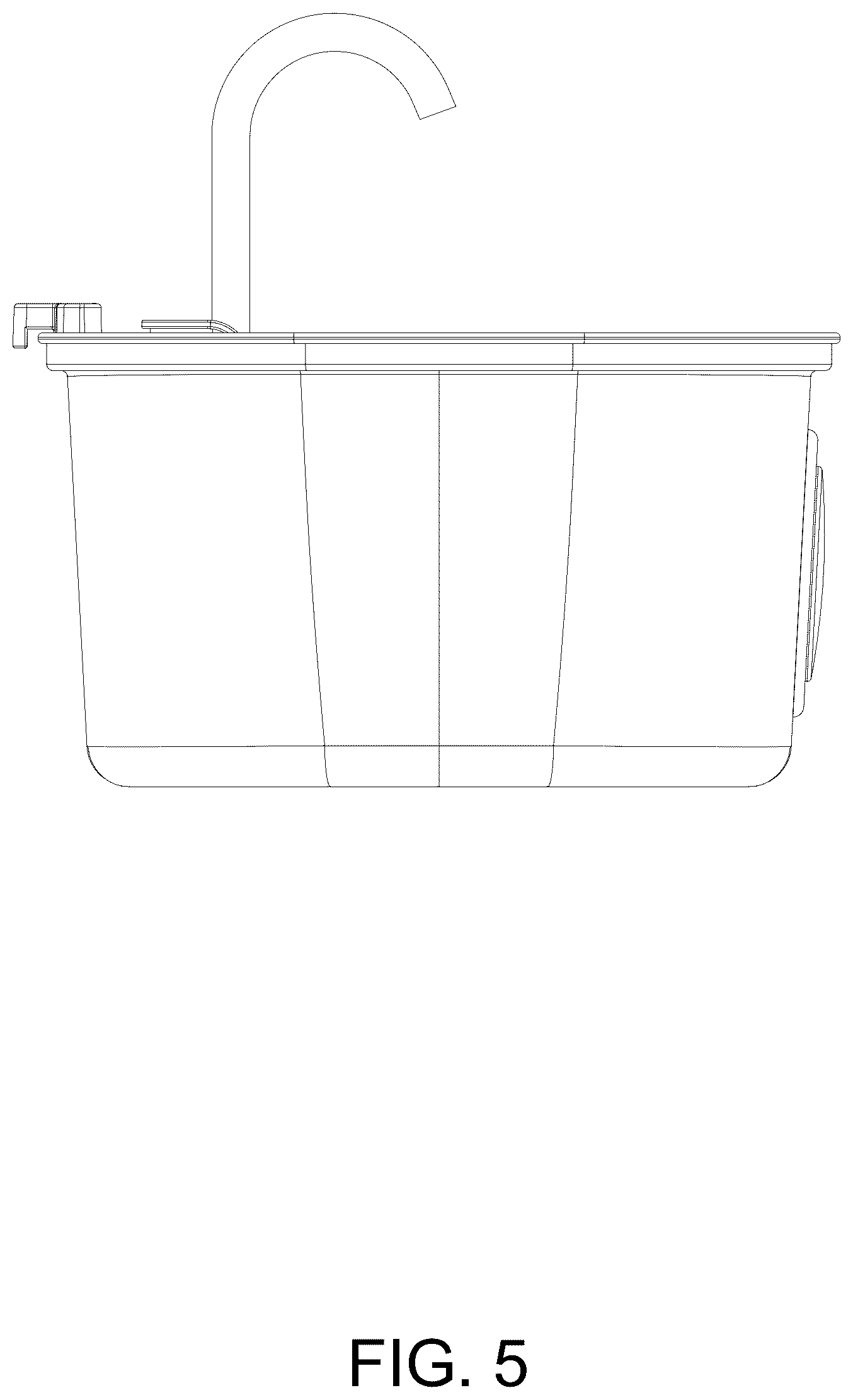 Patent USD1076263 Figure 5 – Pet waterer