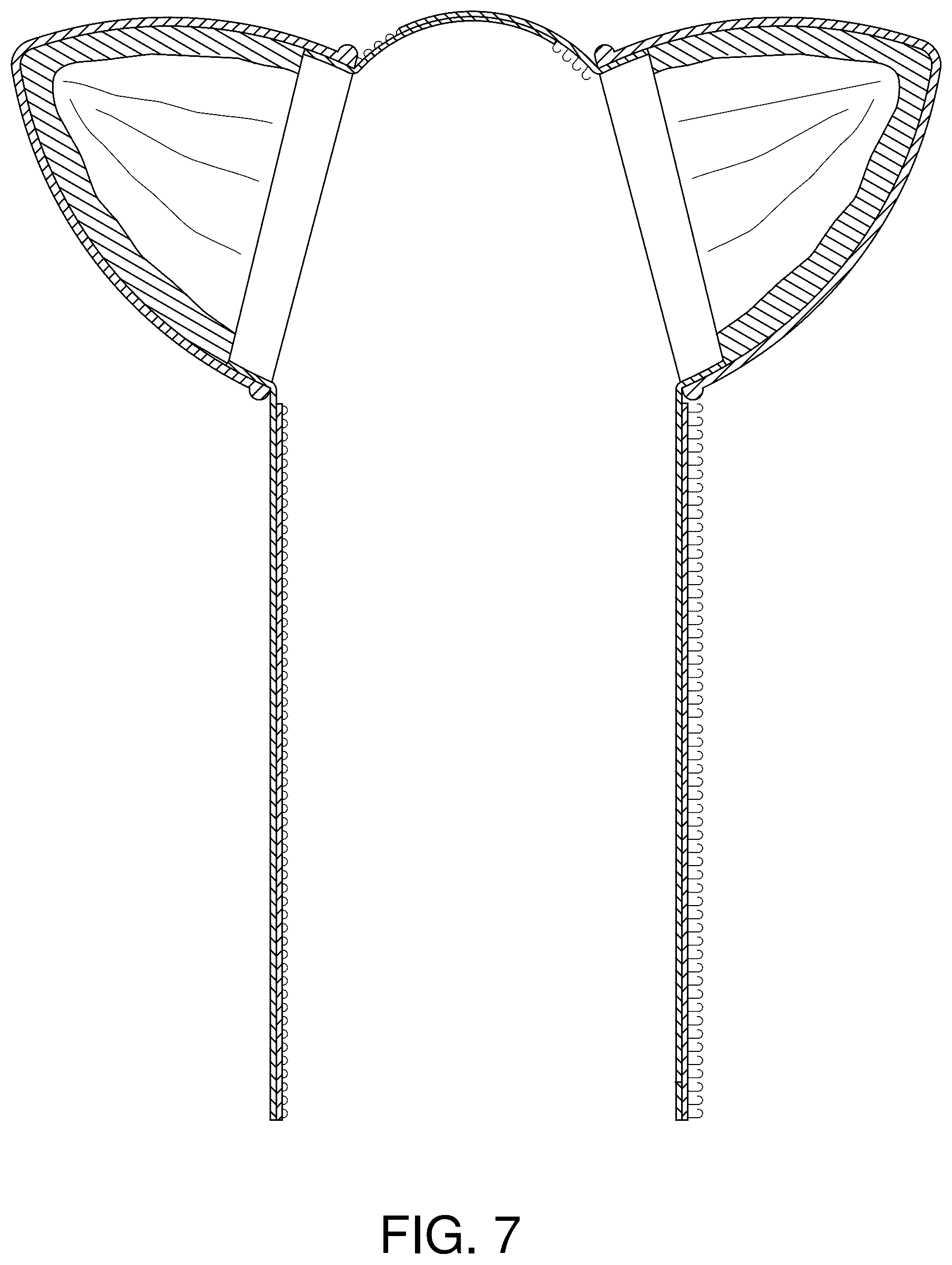 Patent USD1076268 Figure 6 – Protective ear covering for animals