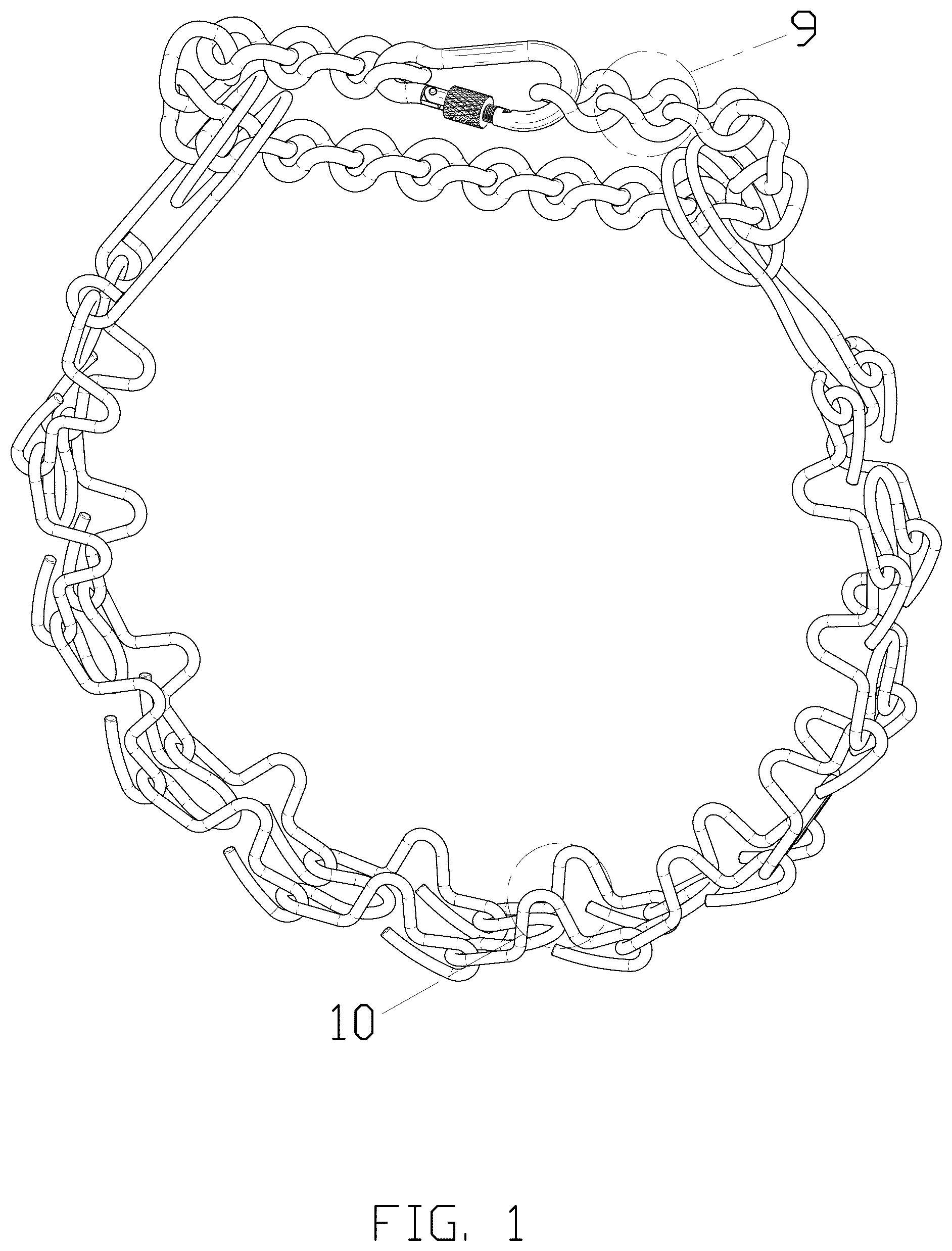 Patent USD1076270 — Pet collar — Figure 1