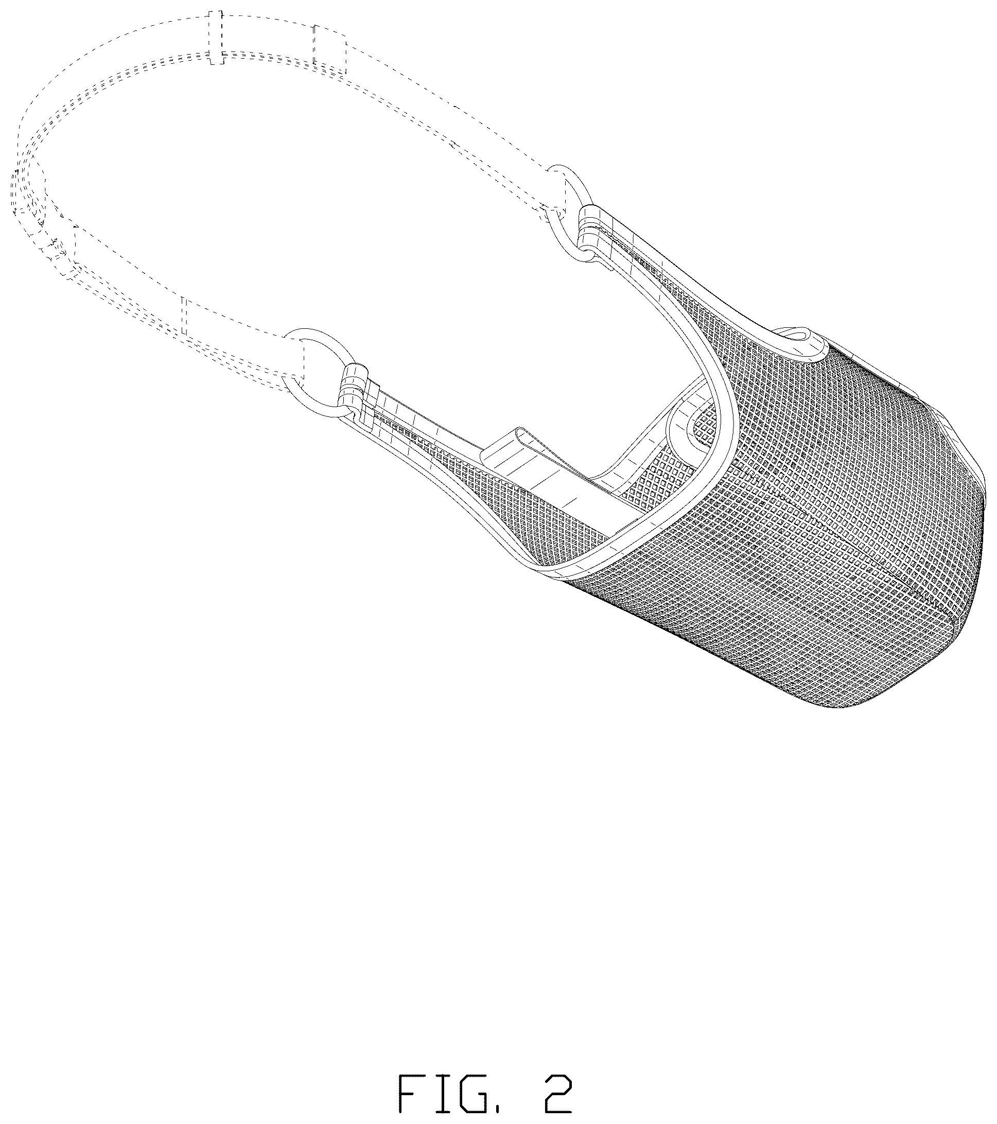 Patent USD1076271 Figure 2 – Breathable dog muzzle
