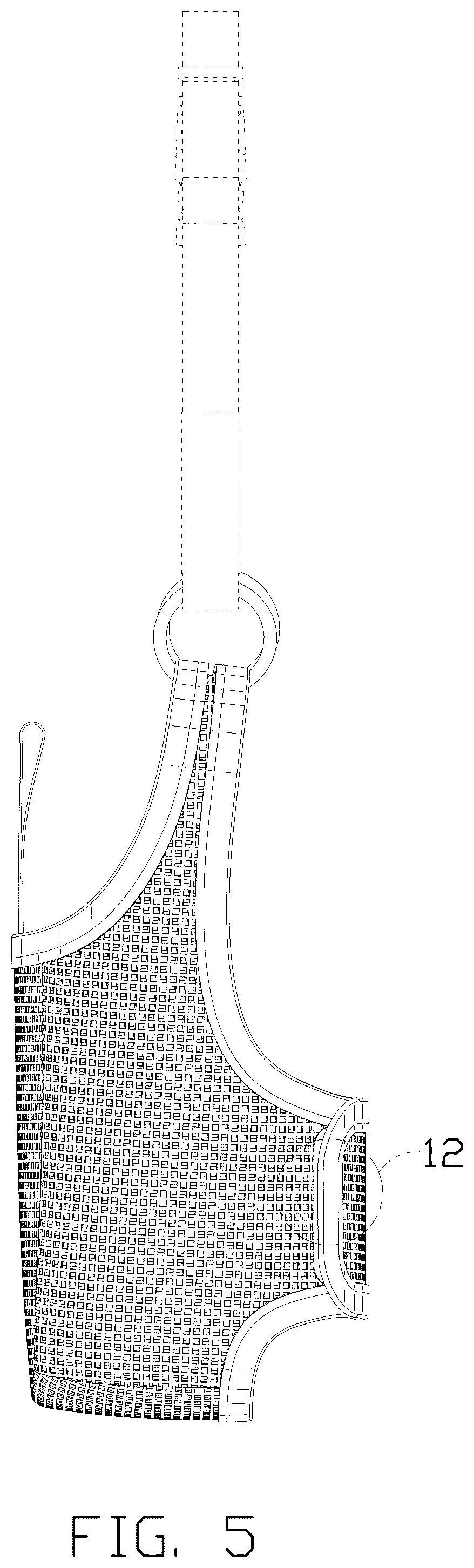 Patent USD1076271 Figure 5 – Breathable dog muzzle