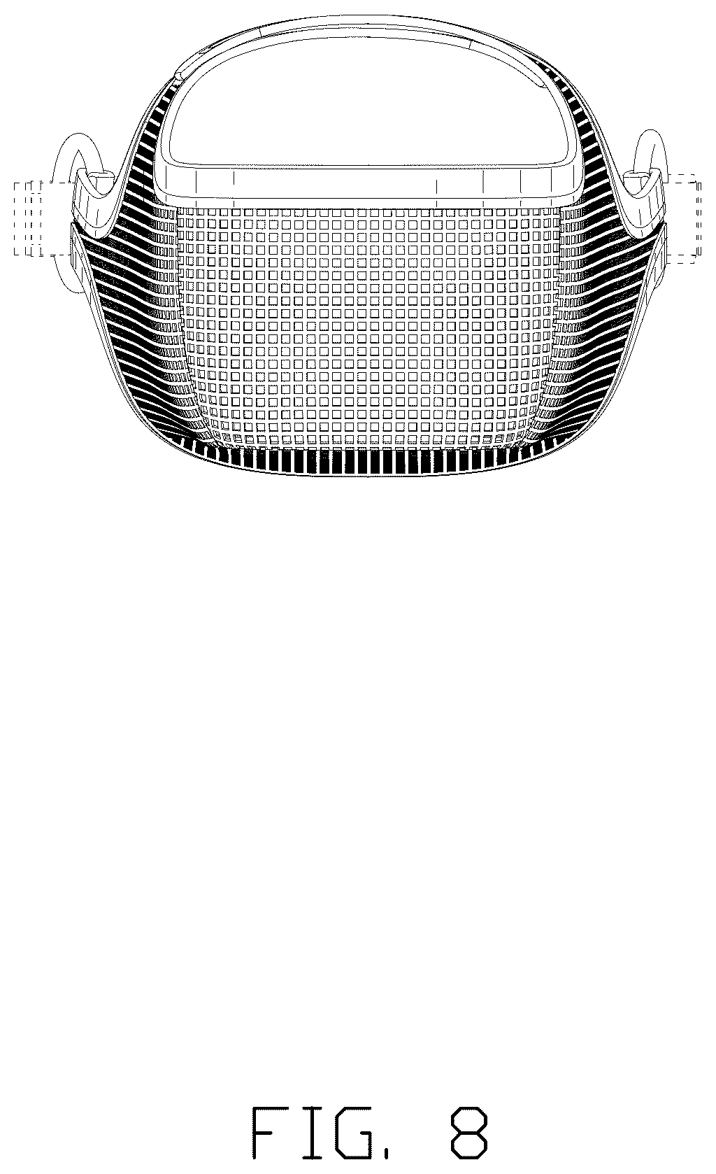 Patent USD1076271 Figure 8 – Breathable dog muzzle