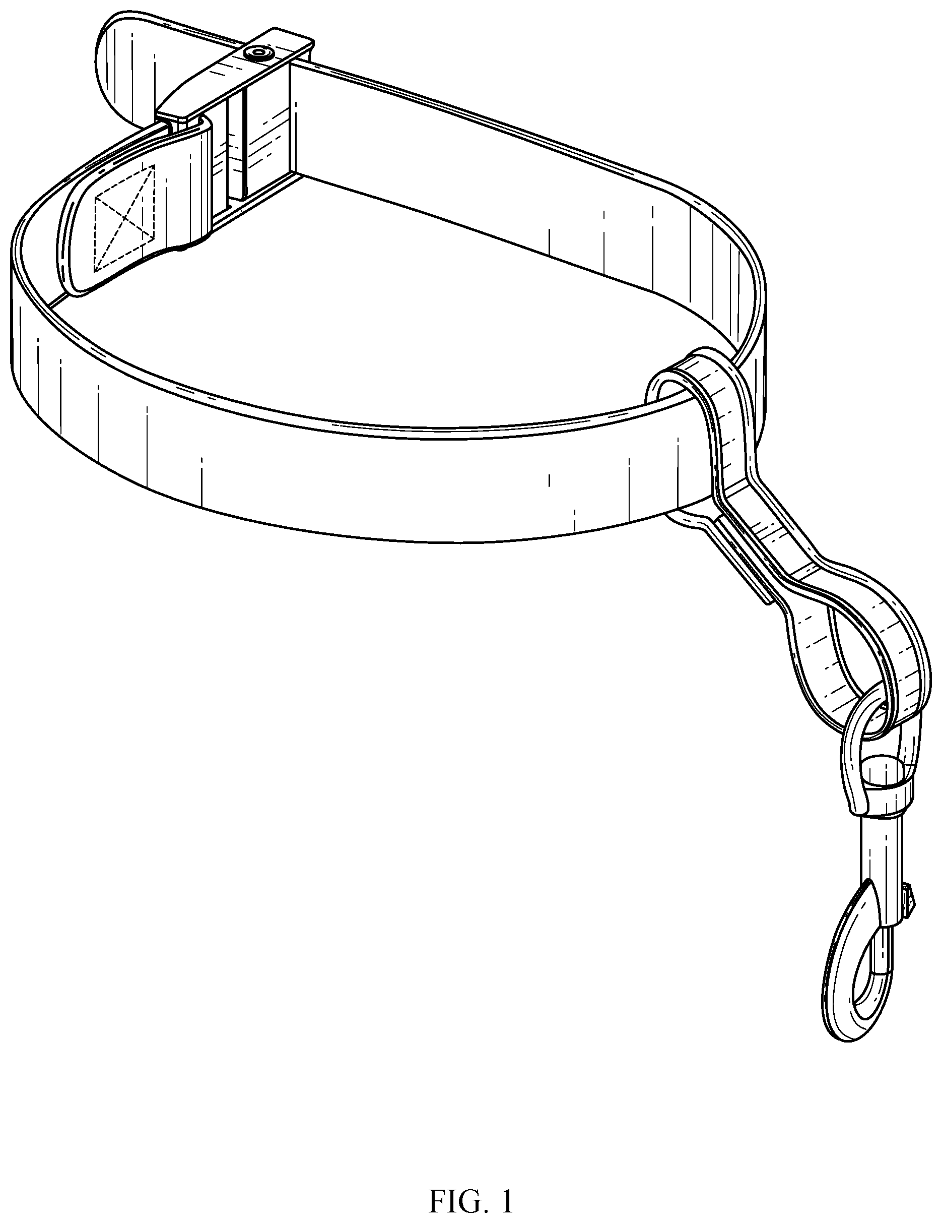 Patent USD1076272 — Animal grooming safety tether — Figure 1