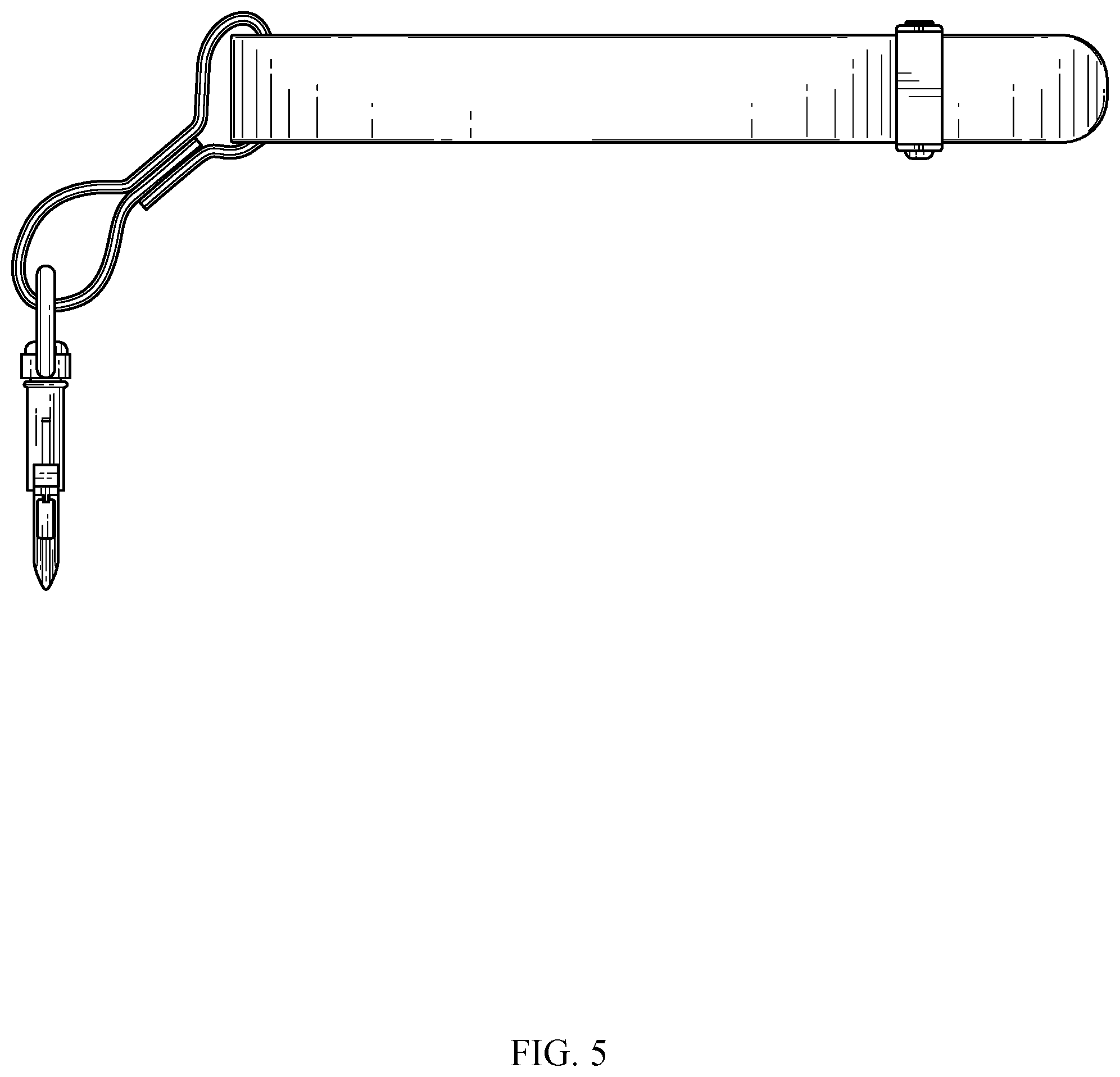 Patent USD1076272 Figure 5 – Animal grooming safety tether