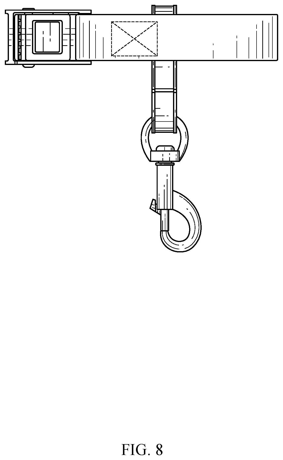 Patent USD1076272 Figure 8 – Animal grooming safety tether