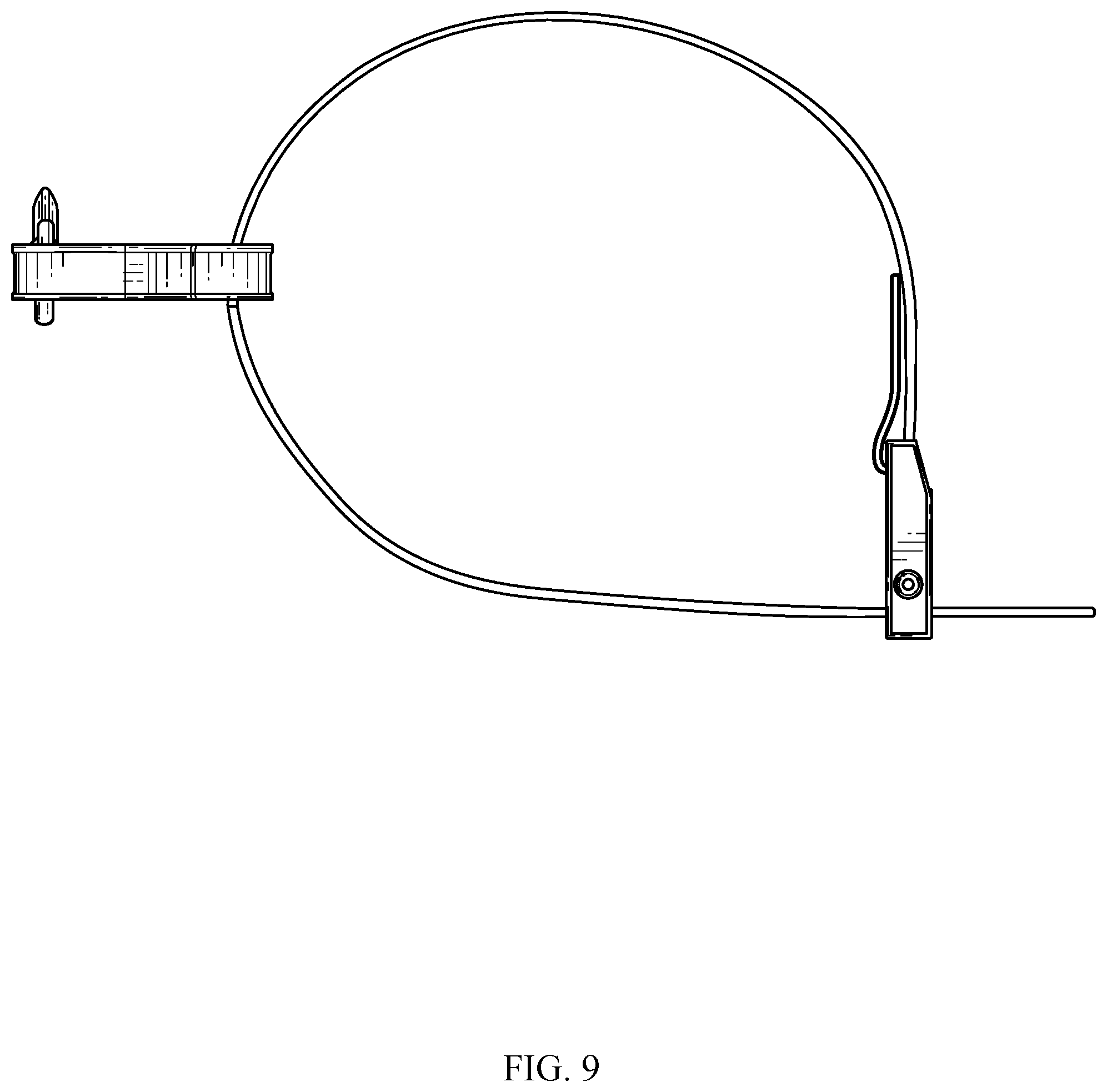 Patent USD1076272 Figure 9 – Animal grooming safety tether
