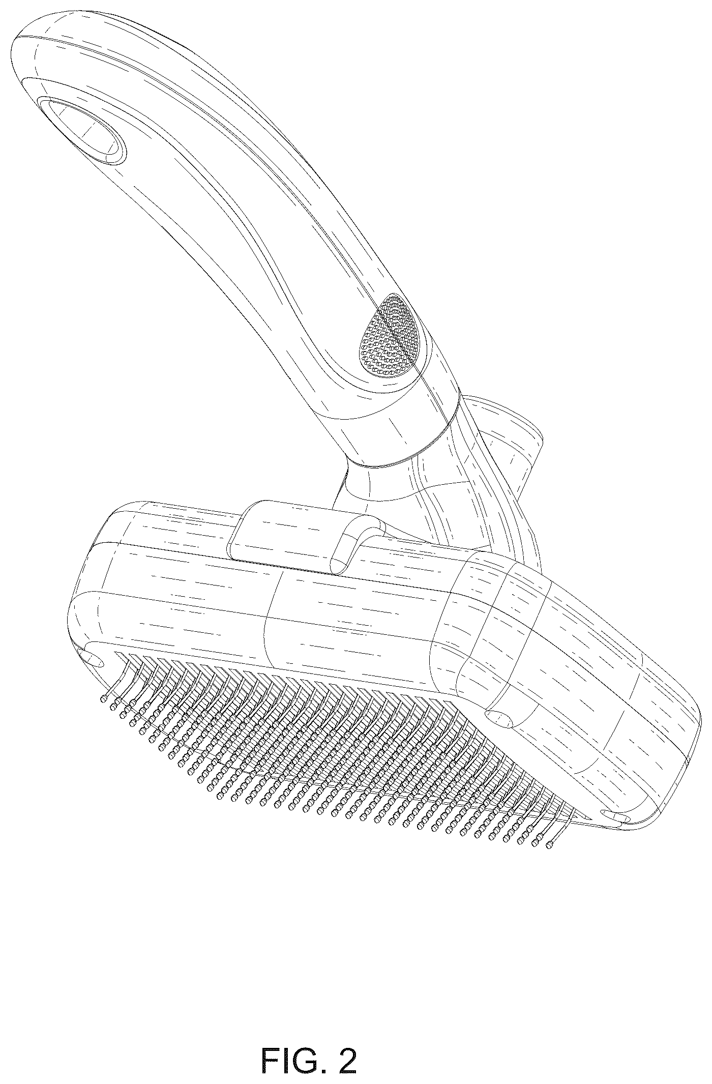 Patent USD1076273 Figure 2 – Pet comb