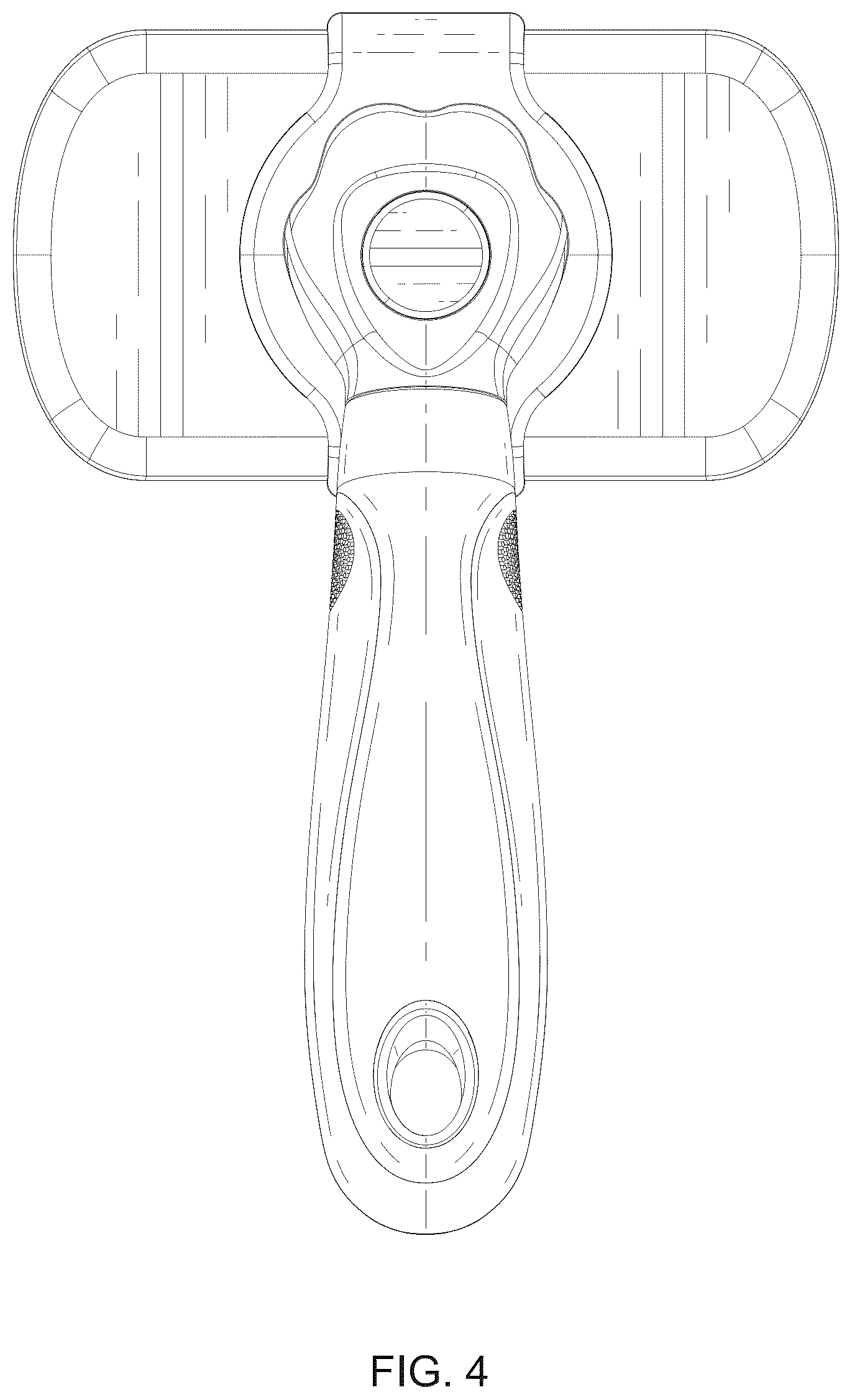 Patent USD1076273 Figure 4 – Pet comb