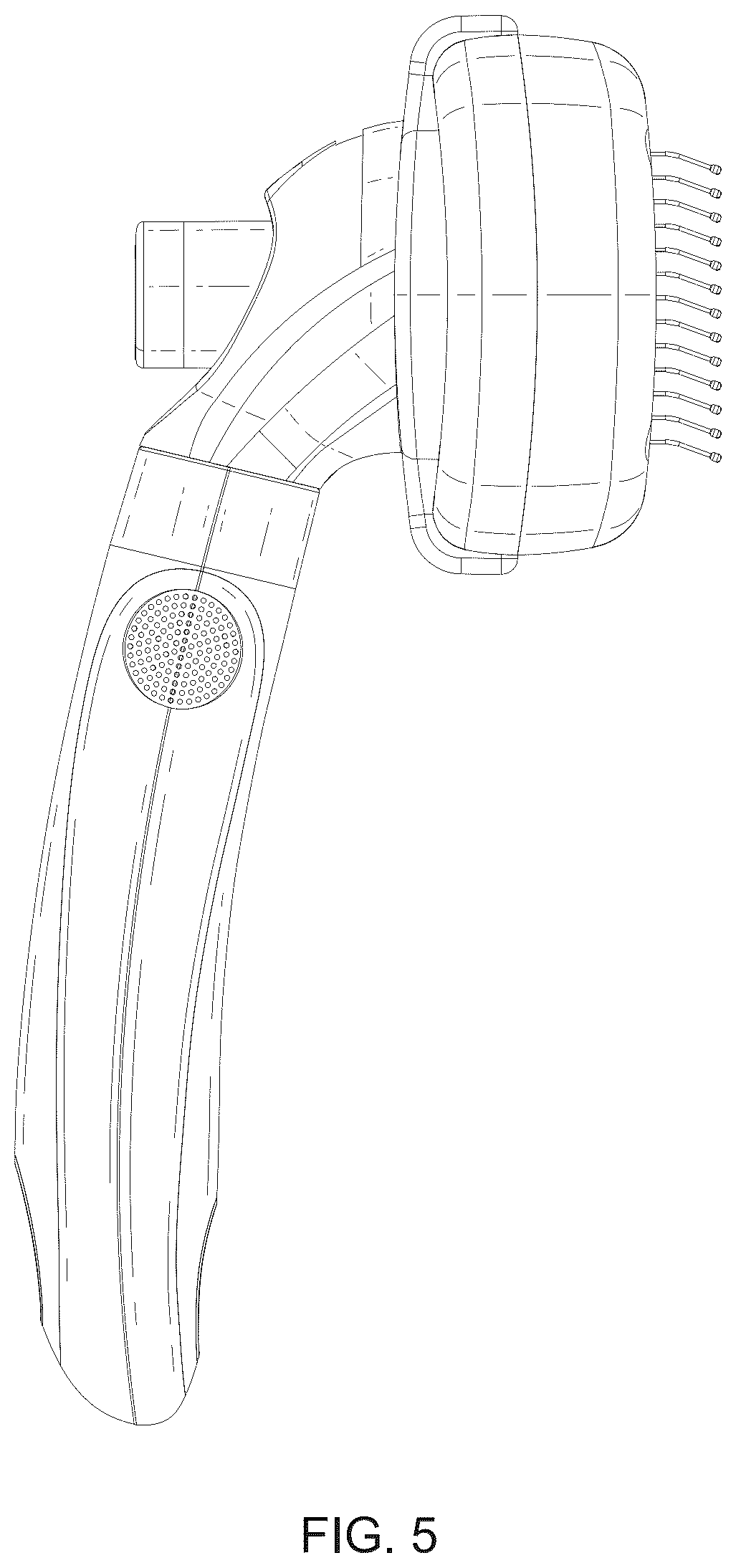 Patent USD1076273 Figure 5 – Pet comb