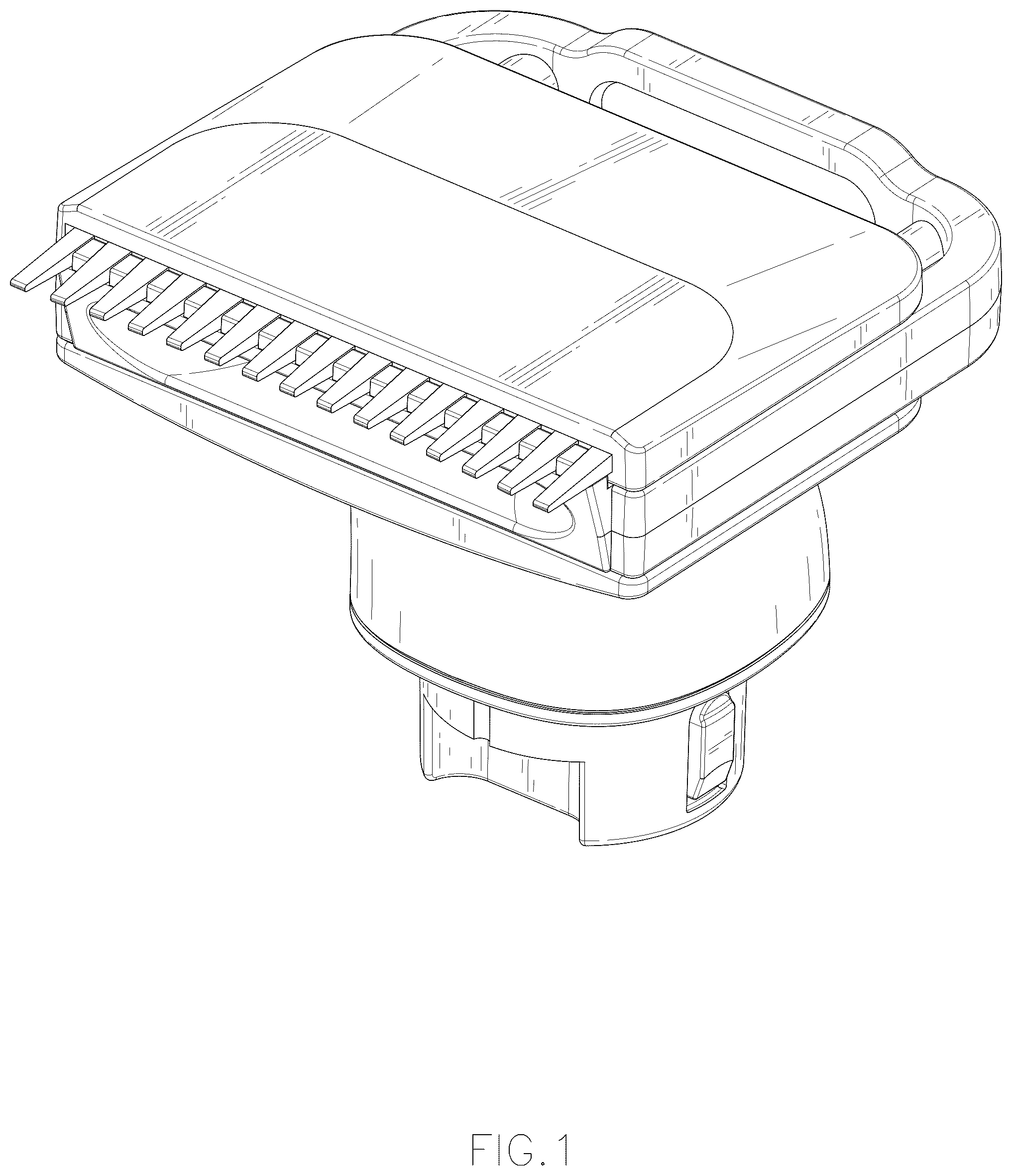 Patent USD1076274 Figure 1 – Pet brush