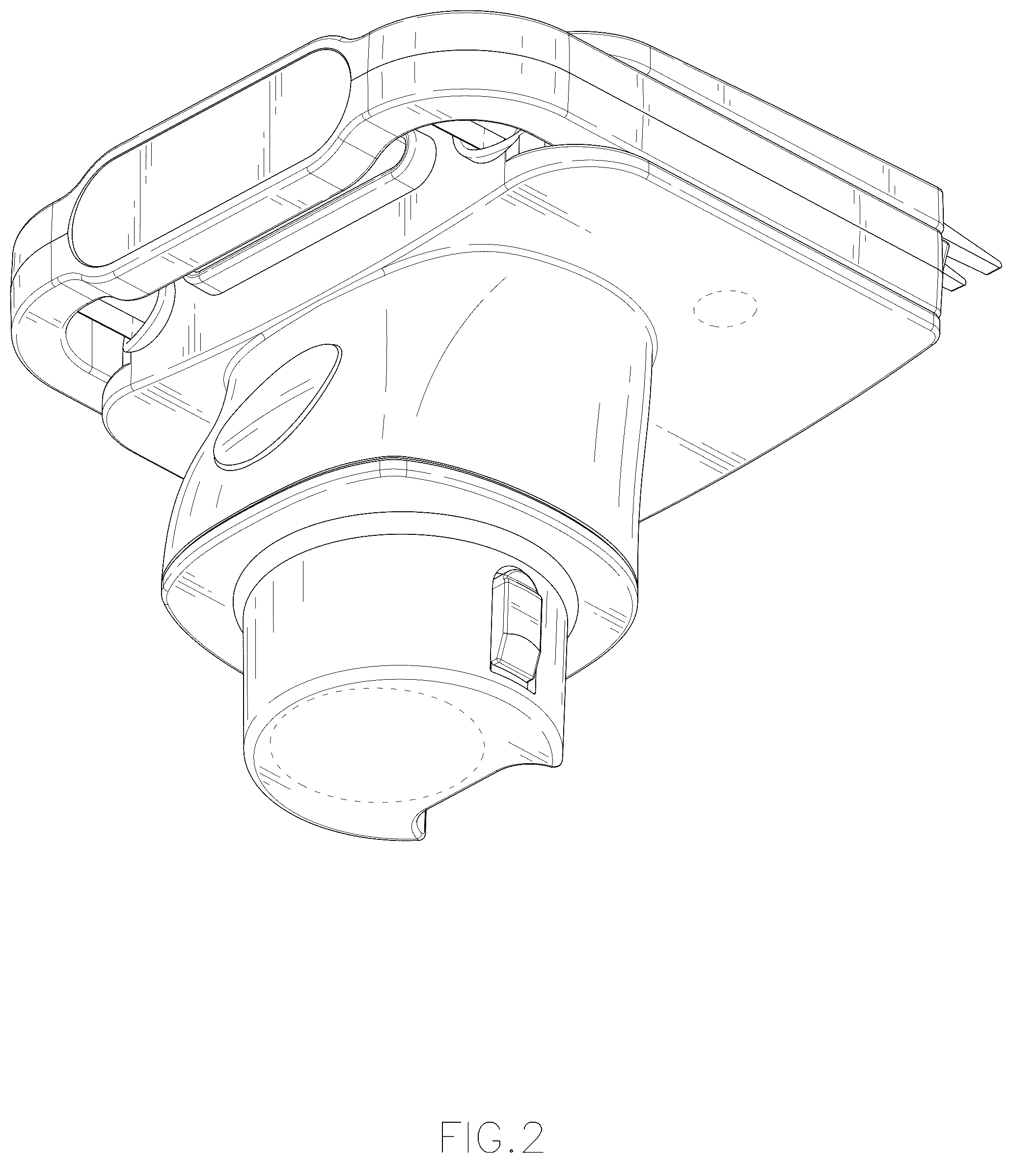 Patent USD1076274 Figure 2 – Pet brush