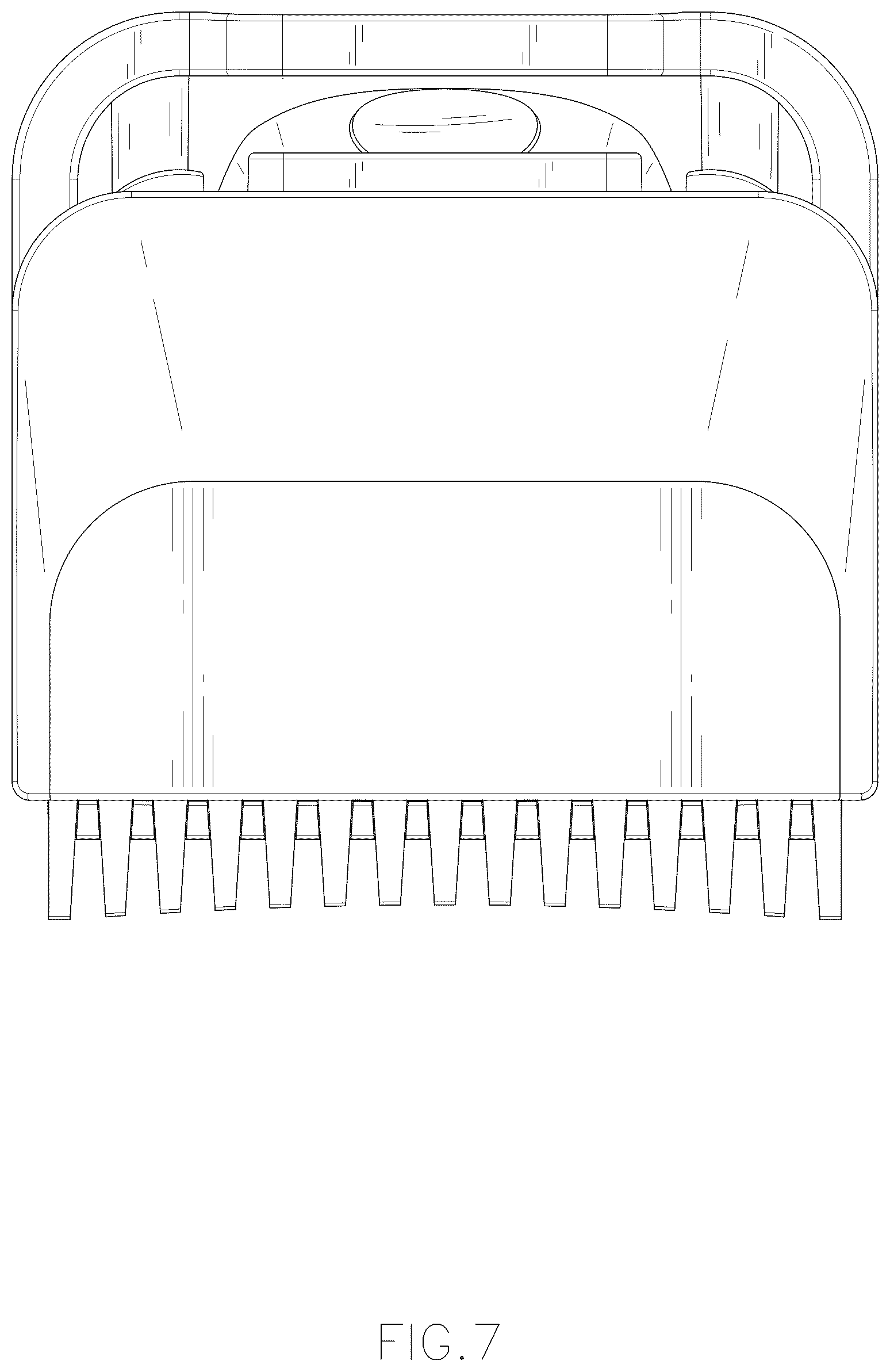 Patent USD1076274 Figure 7 – Pet brush