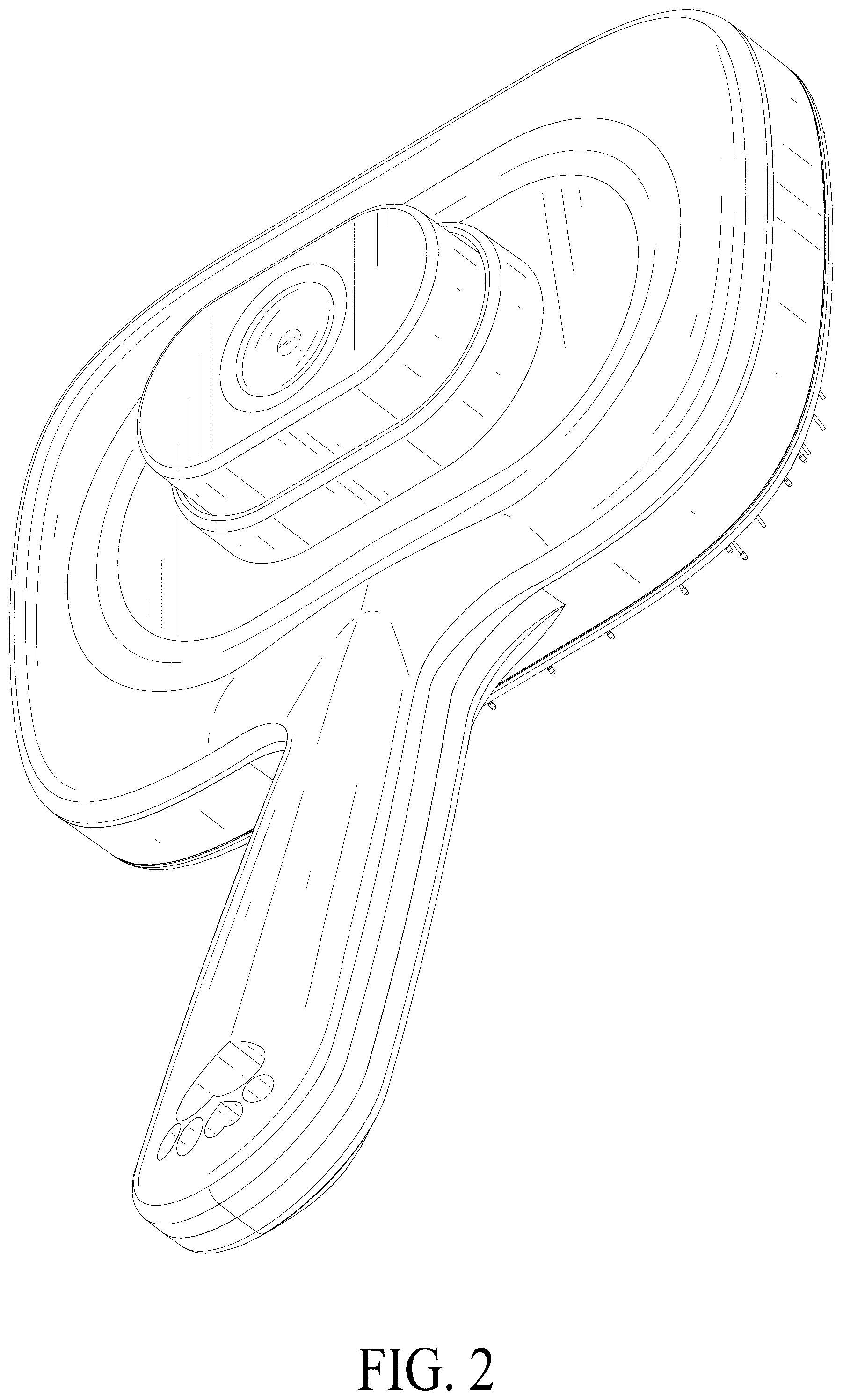 Patent USD1076275 Figure 2 – Pet comb