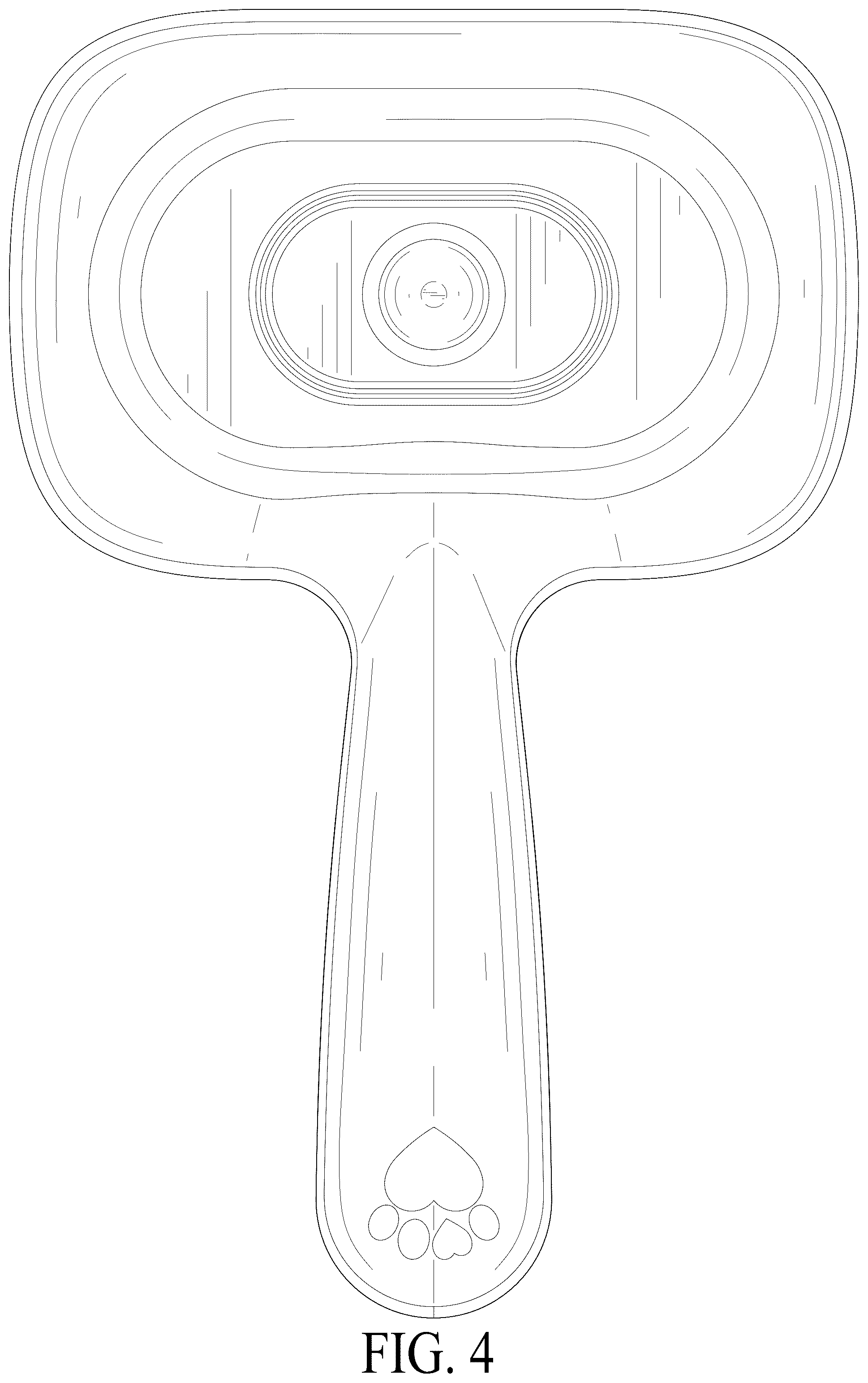 Patent USD1076275 Figure 4 – Pet comb