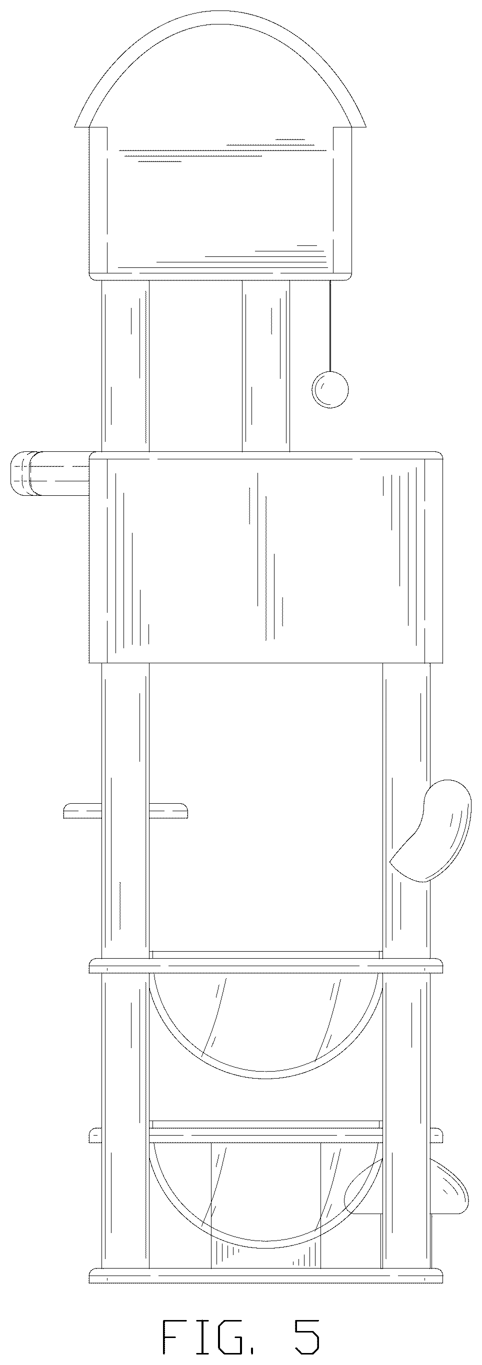Patent USD1076277 Figure 5 – Cat tree