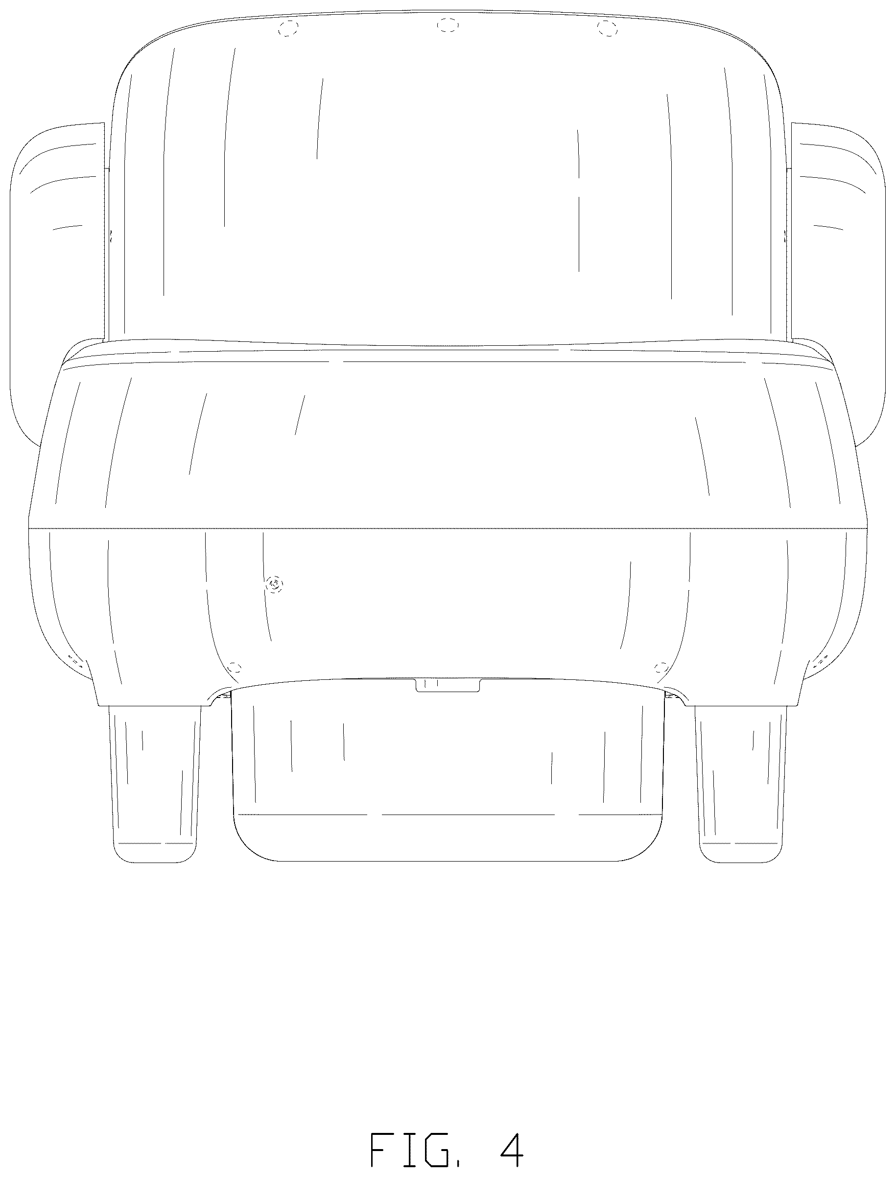 Patent USD1076280 Figure 4 – Litter box