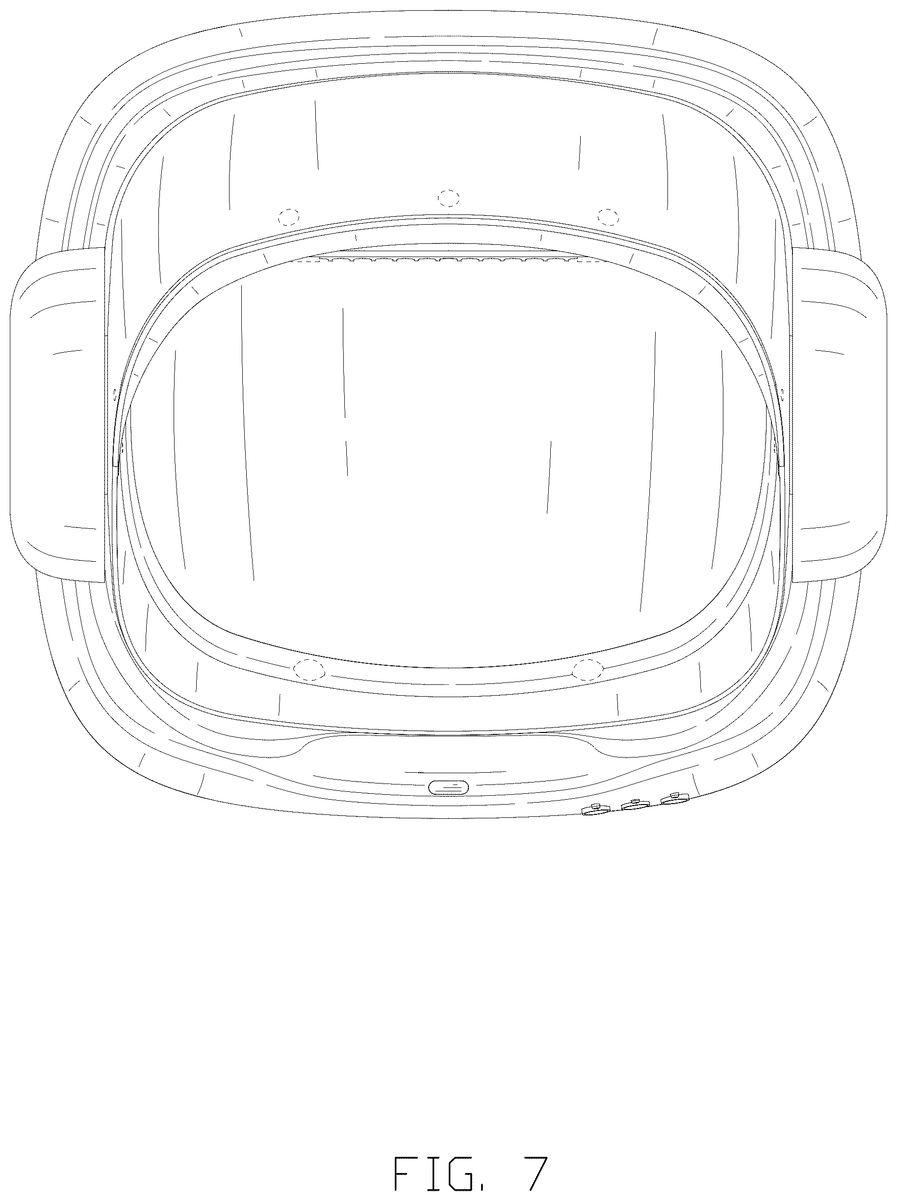 Patent USD1076280 Figure 7 – Litter box