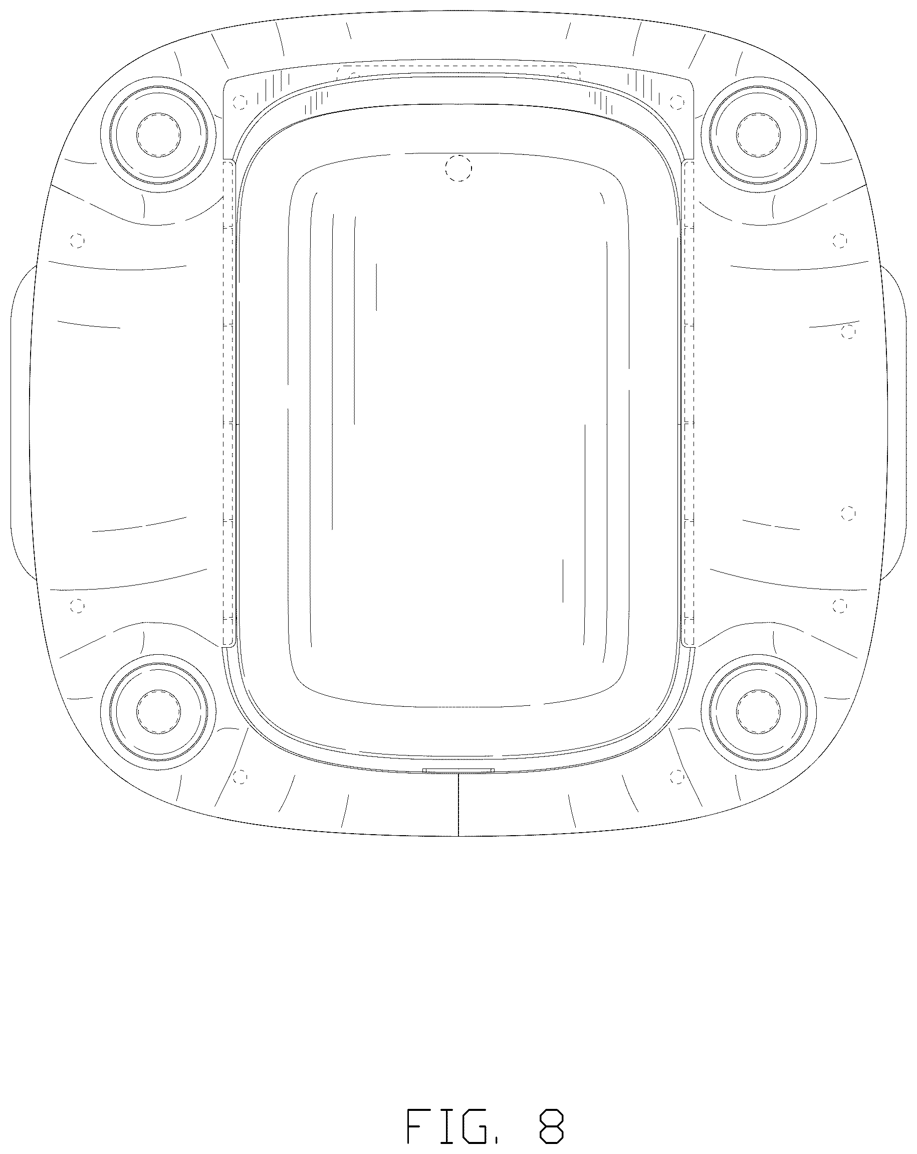 Patent USD1076280 Figure 8 – Litter box