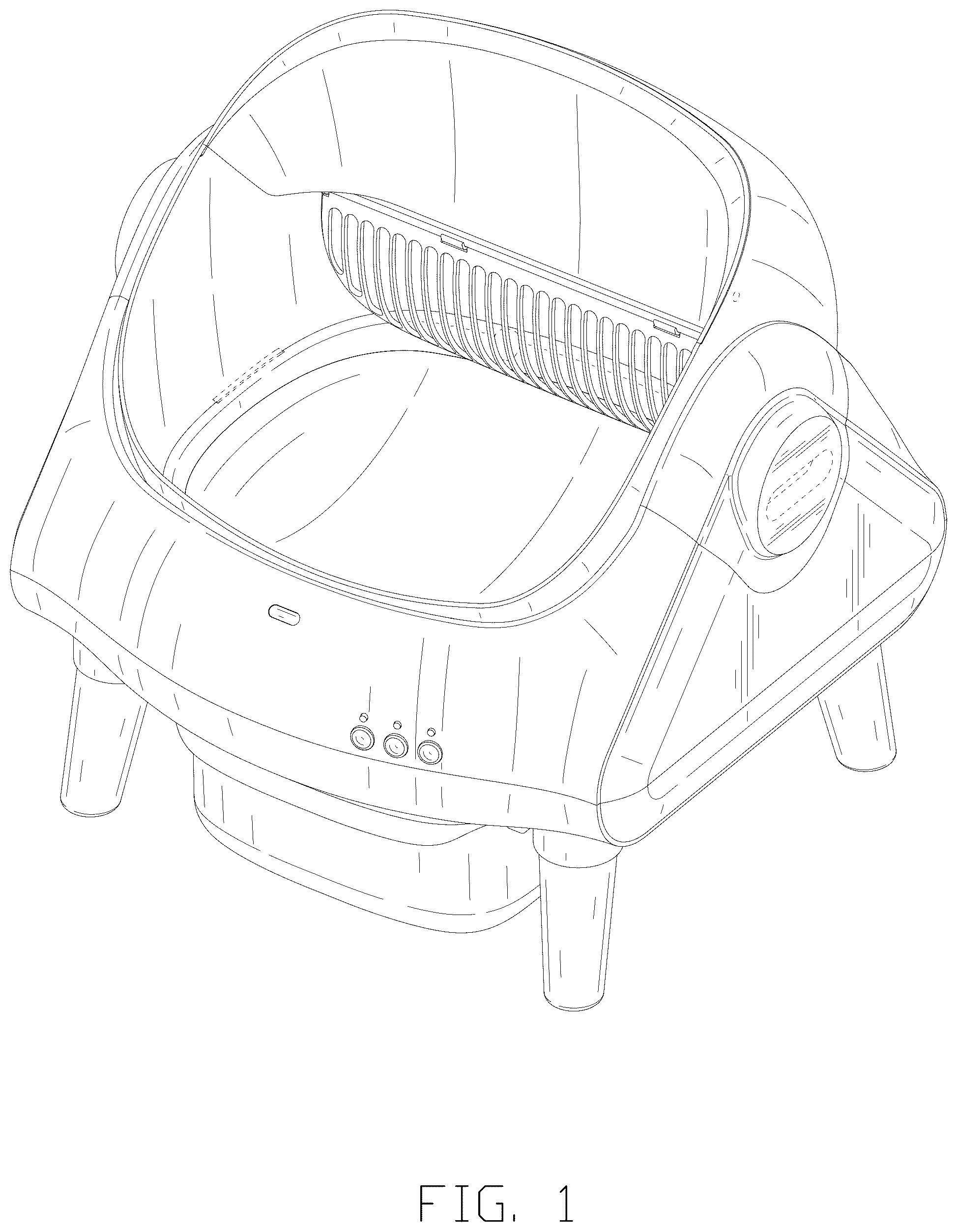 Patent USD1076281 — Litter box — Figure 1