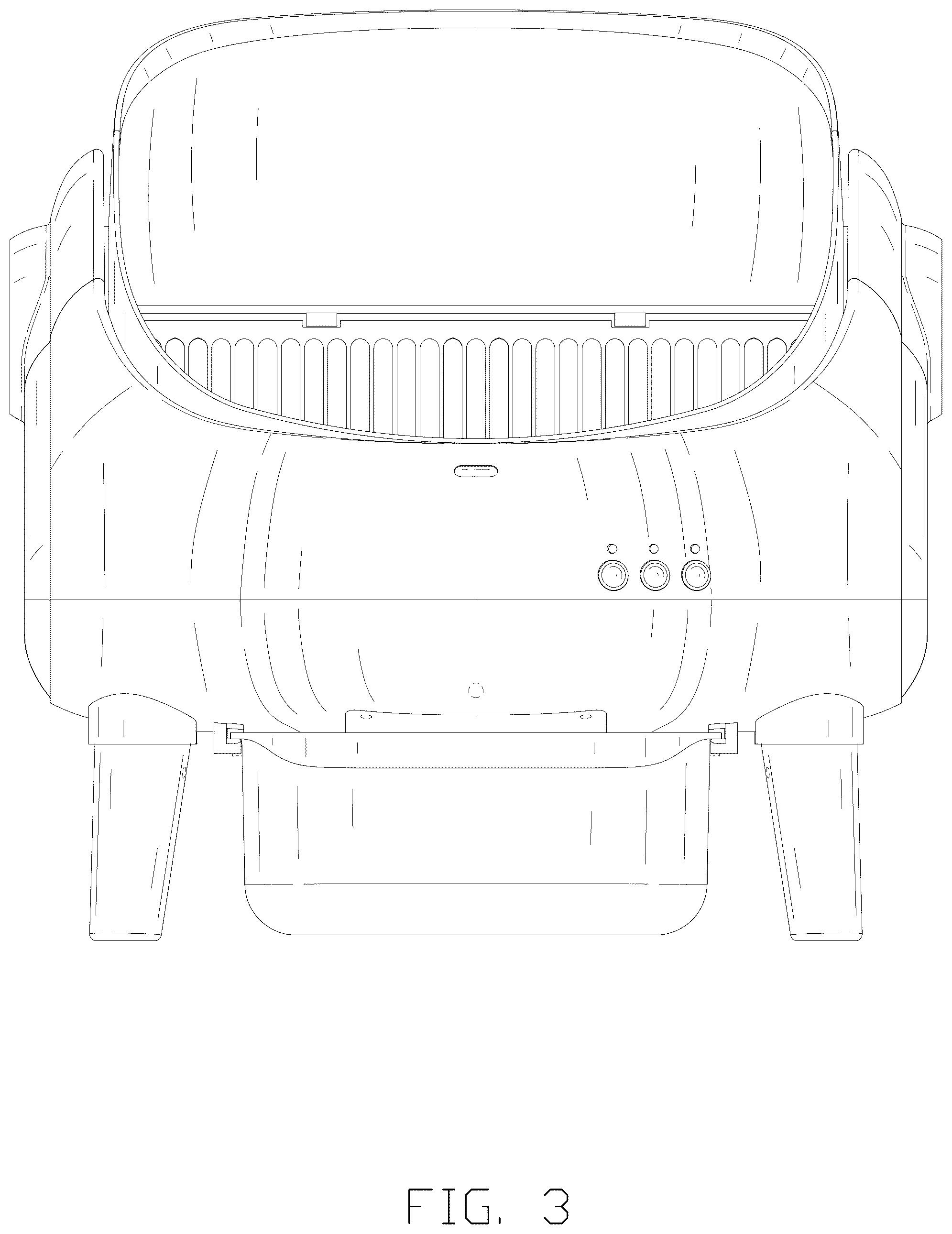 Patent USD1076281 Figure 3 – Litter box