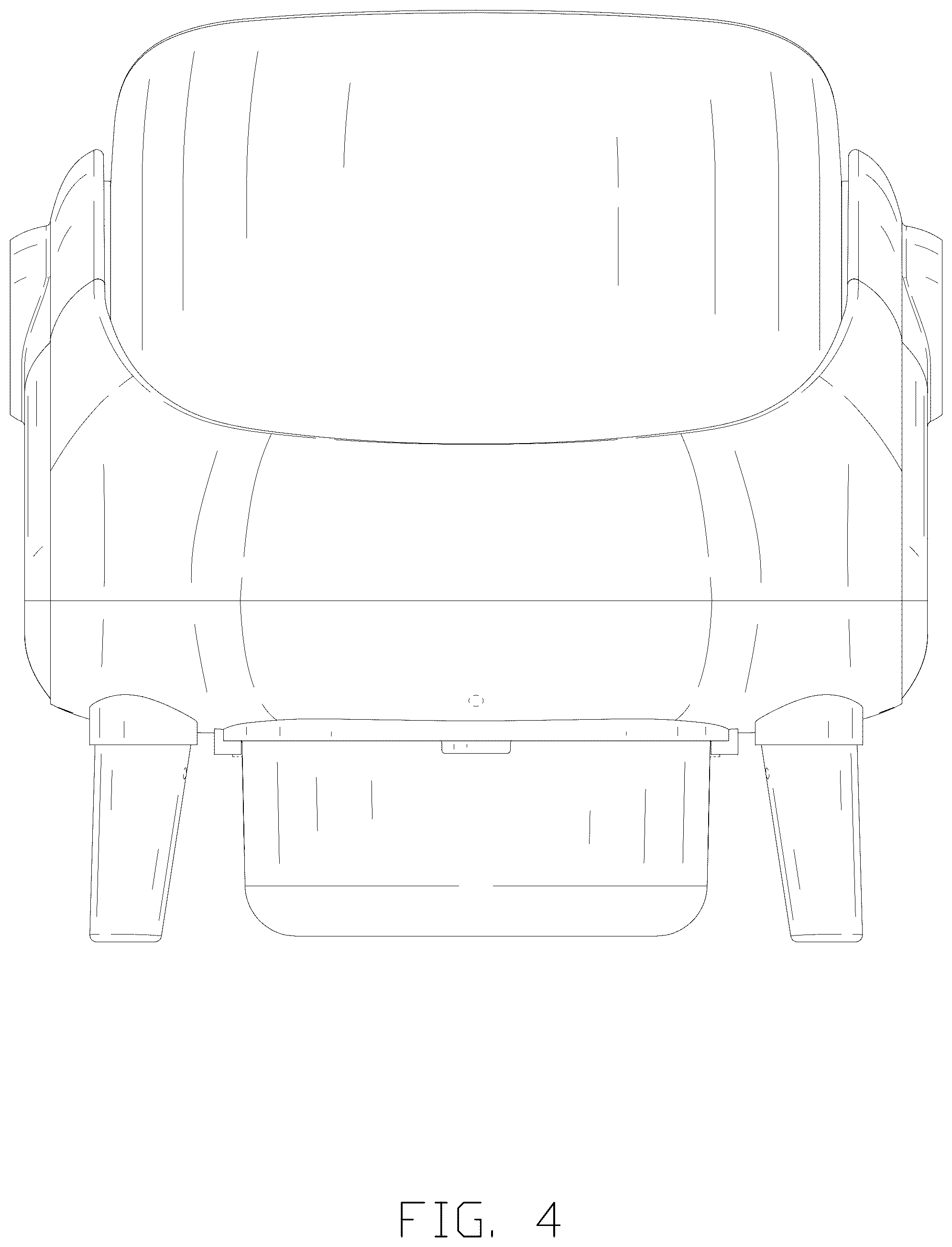Patent USD1076281 Figure 4 – Litter box