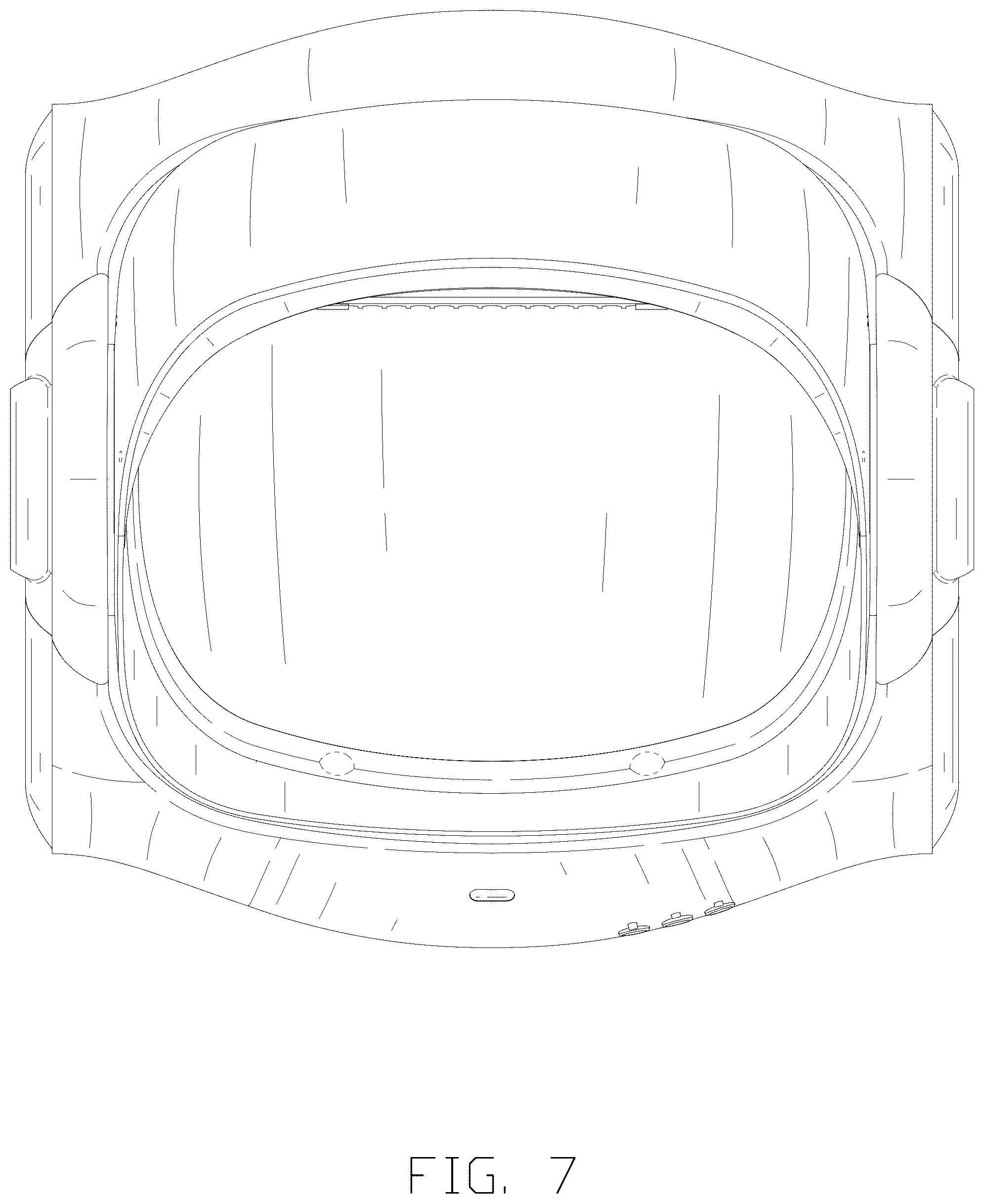 Patent USD1076281 Figure 7 – Litter box
